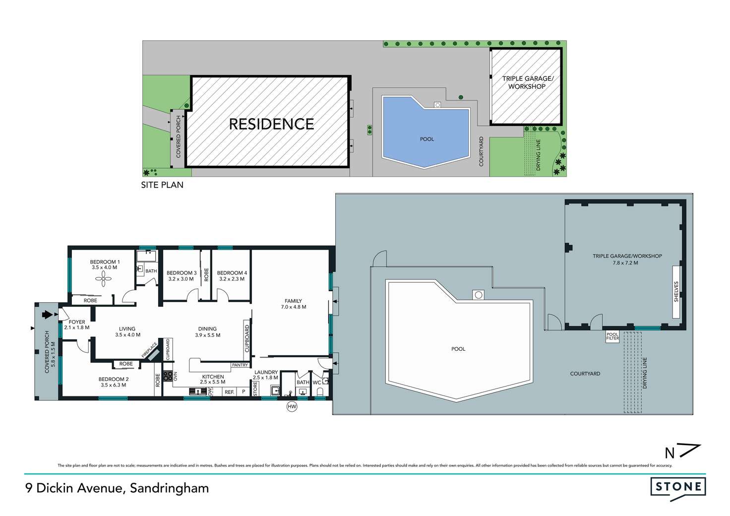 Floorplan of Homely house listing, 9 Dickin Avenue, Sandringham NSW 2219