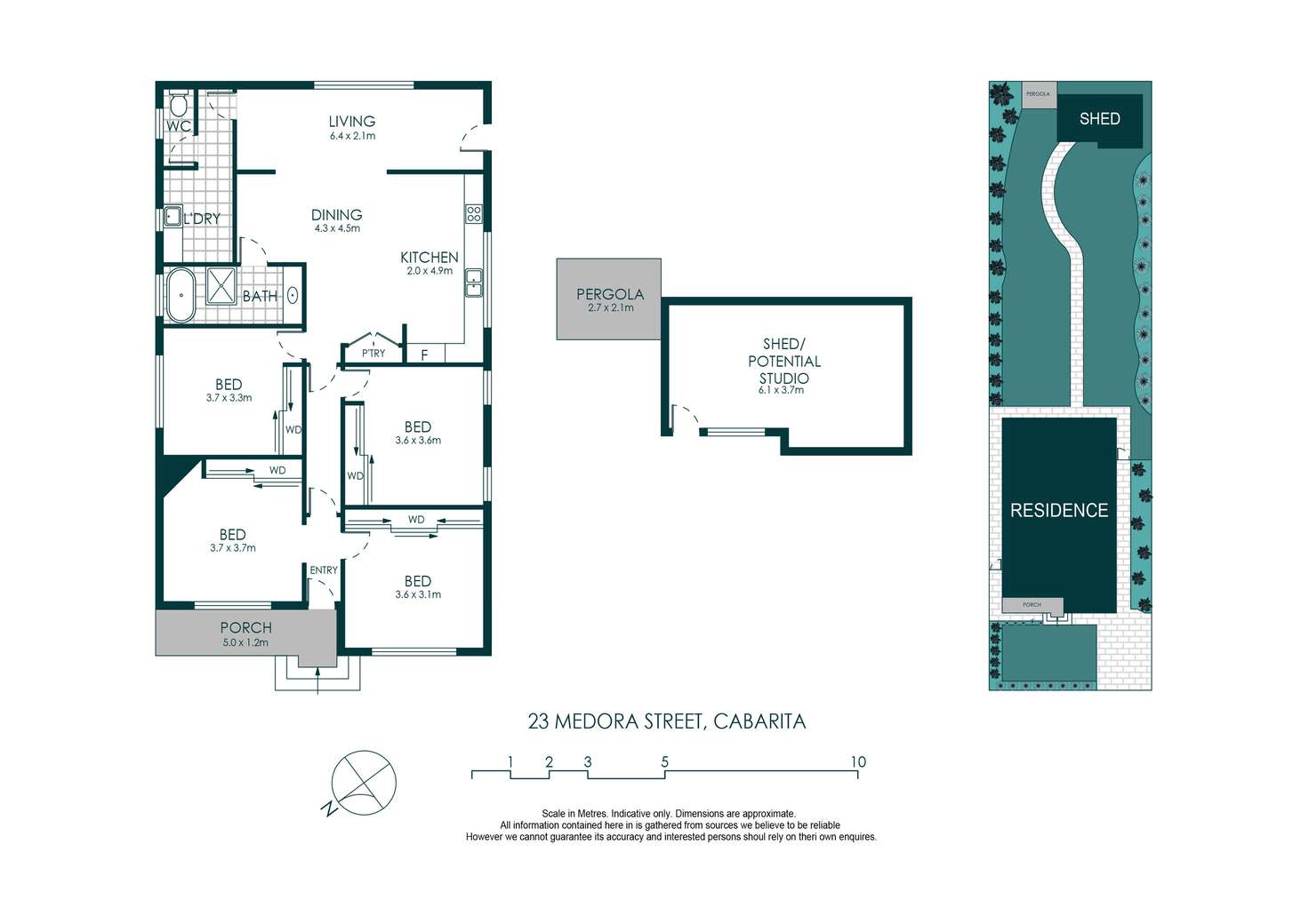 Floorplan of Homely house listing, 23 Medora Street, Cabarita NSW 2137