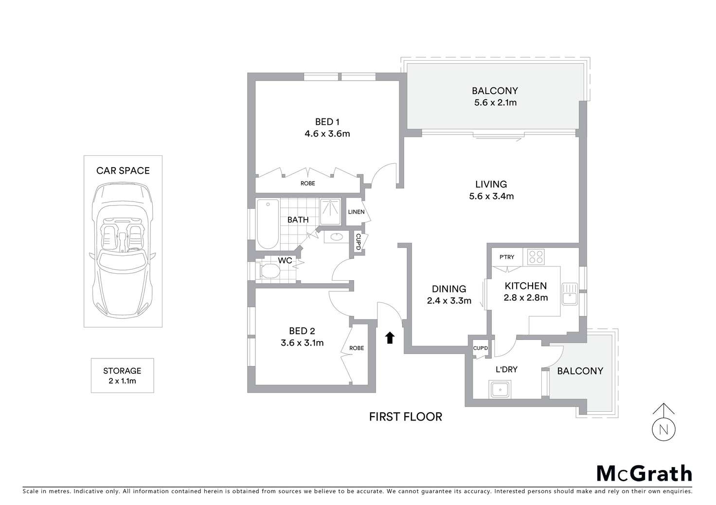 Floorplan of Homely apartment listing, 4/52 Landers Road, Lane Cove NSW 2066