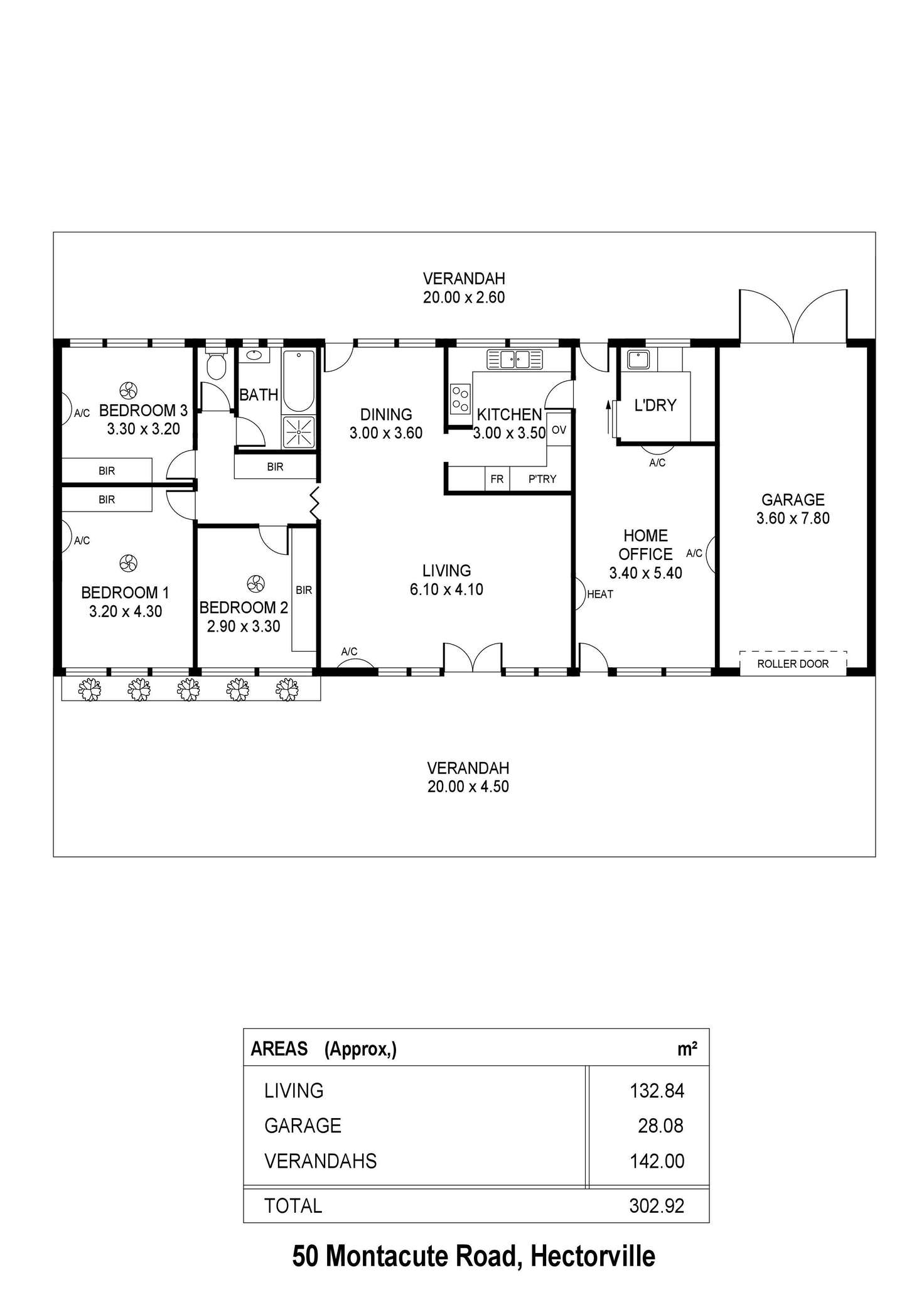 Floorplan of Homely house listing, 50 Montacute Road, Hectorville SA 5073