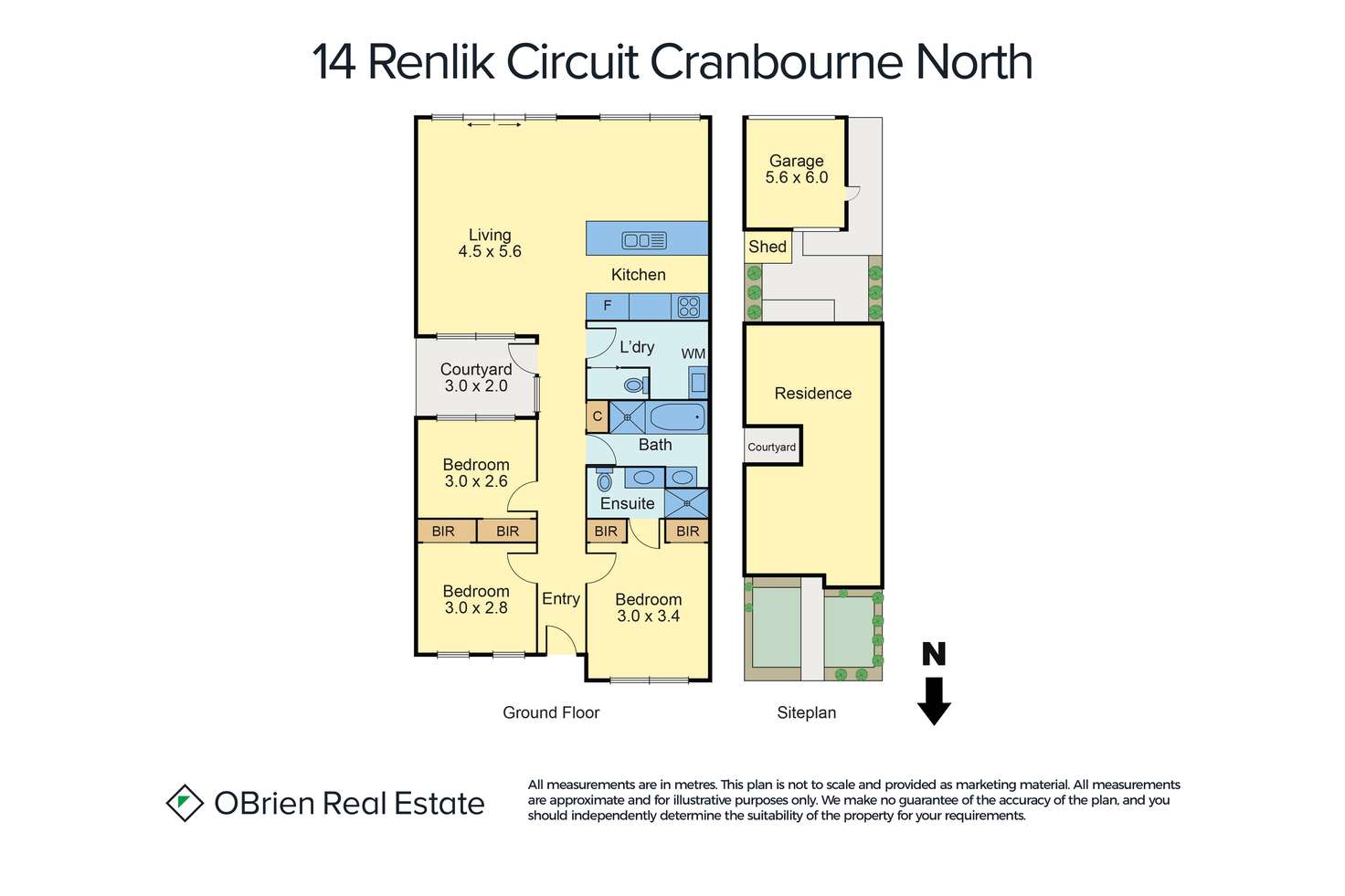 Floorplan of Homely house listing, 14 Renlik Circuit, Cranbourne North VIC 3977