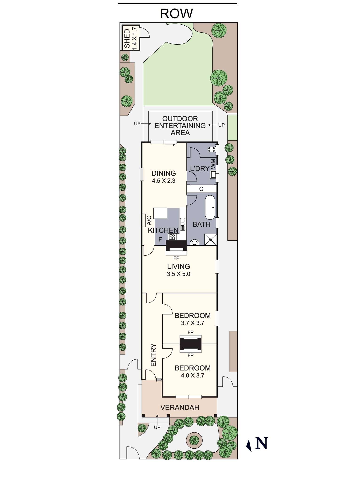 Floorplan of Homely house listing, 34 Vincent Street, Coburg VIC 3058