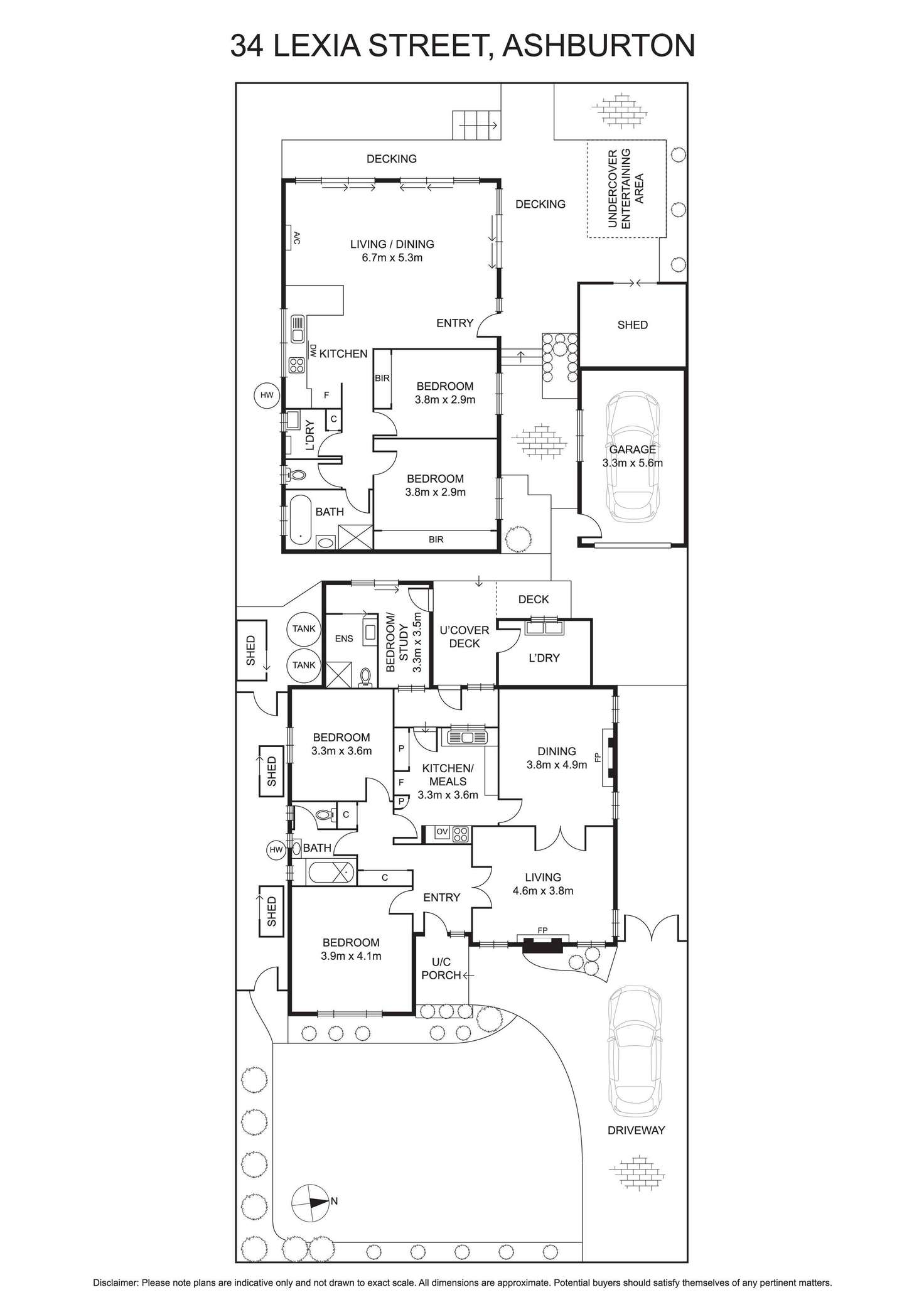 Floorplan of Homely house listing, 34 Lexia Street, Ashburton VIC 3147