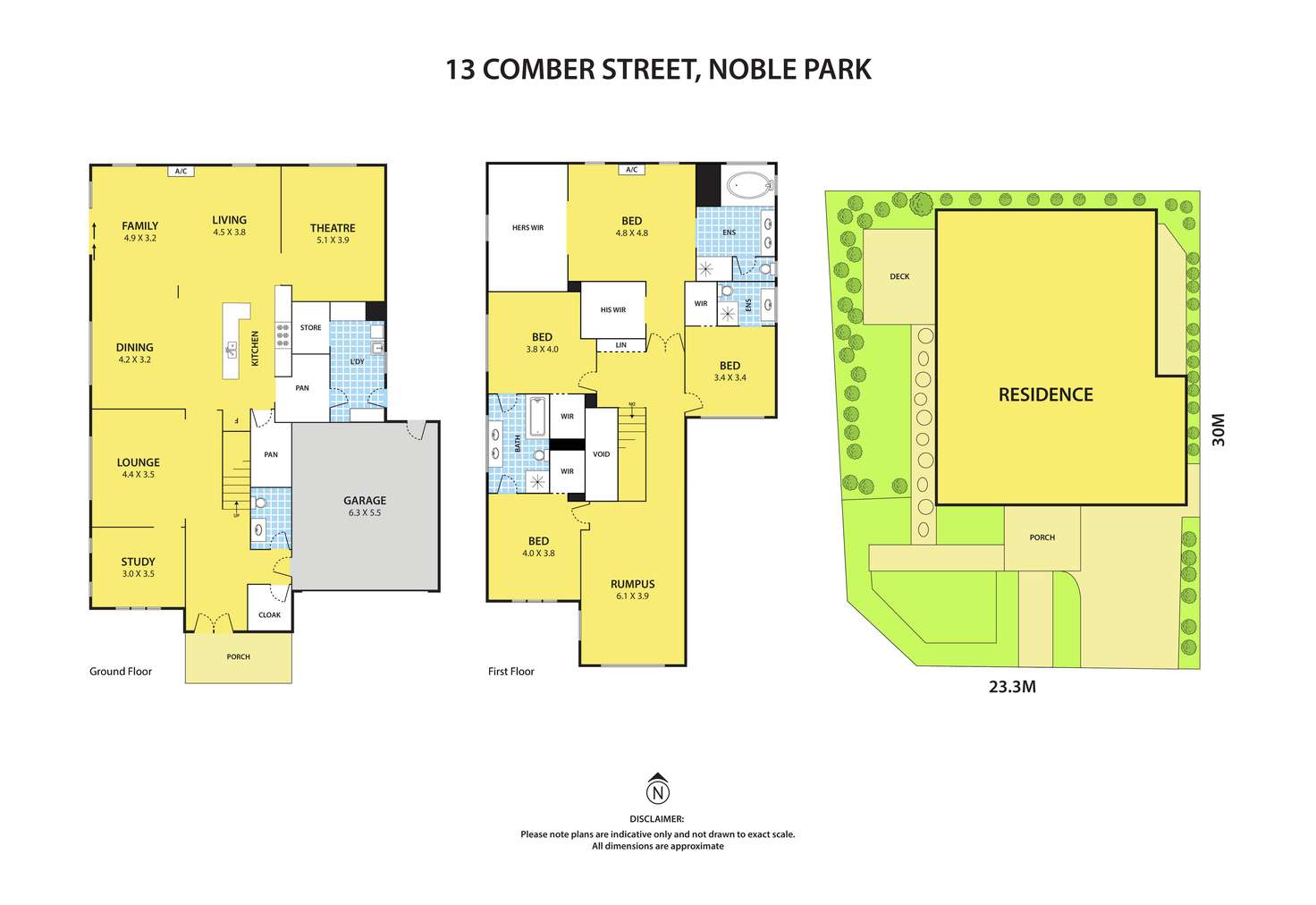 Floorplan of Homely house listing, 13 Comber Street, Noble Park VIC 3174