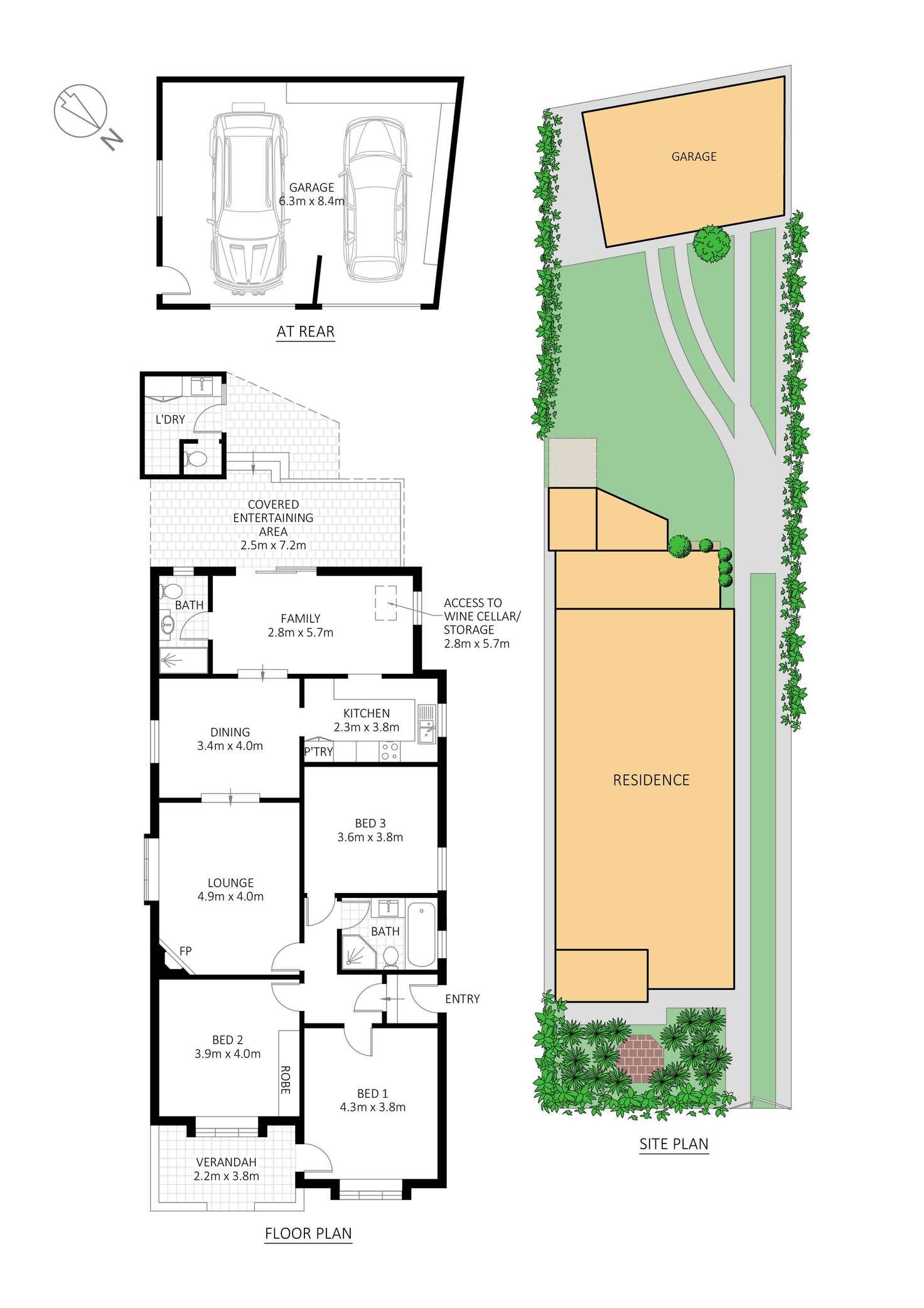 Floorplan of Homely house listing, 8 Gannon Street, Tempe NSW 2044