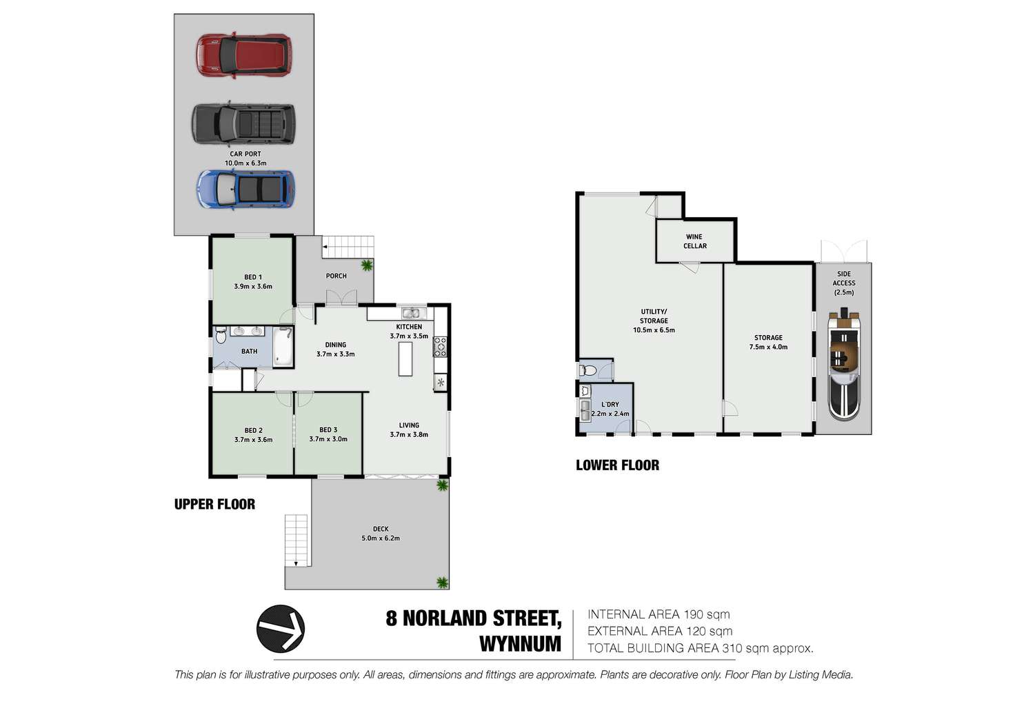 Floorplan of Homely house listing, 8 Norland Street, Wynnum QLD 4178