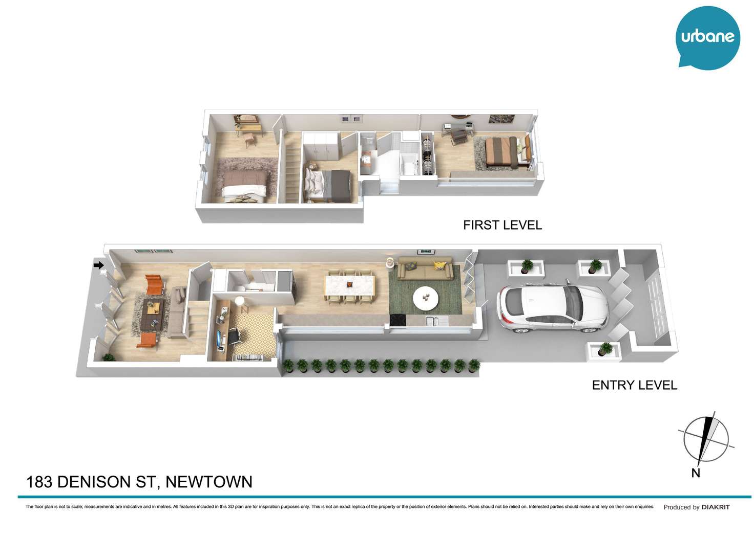 Floorplan of Homely house listing, 183 Denison Street, Newtown NSW 2042