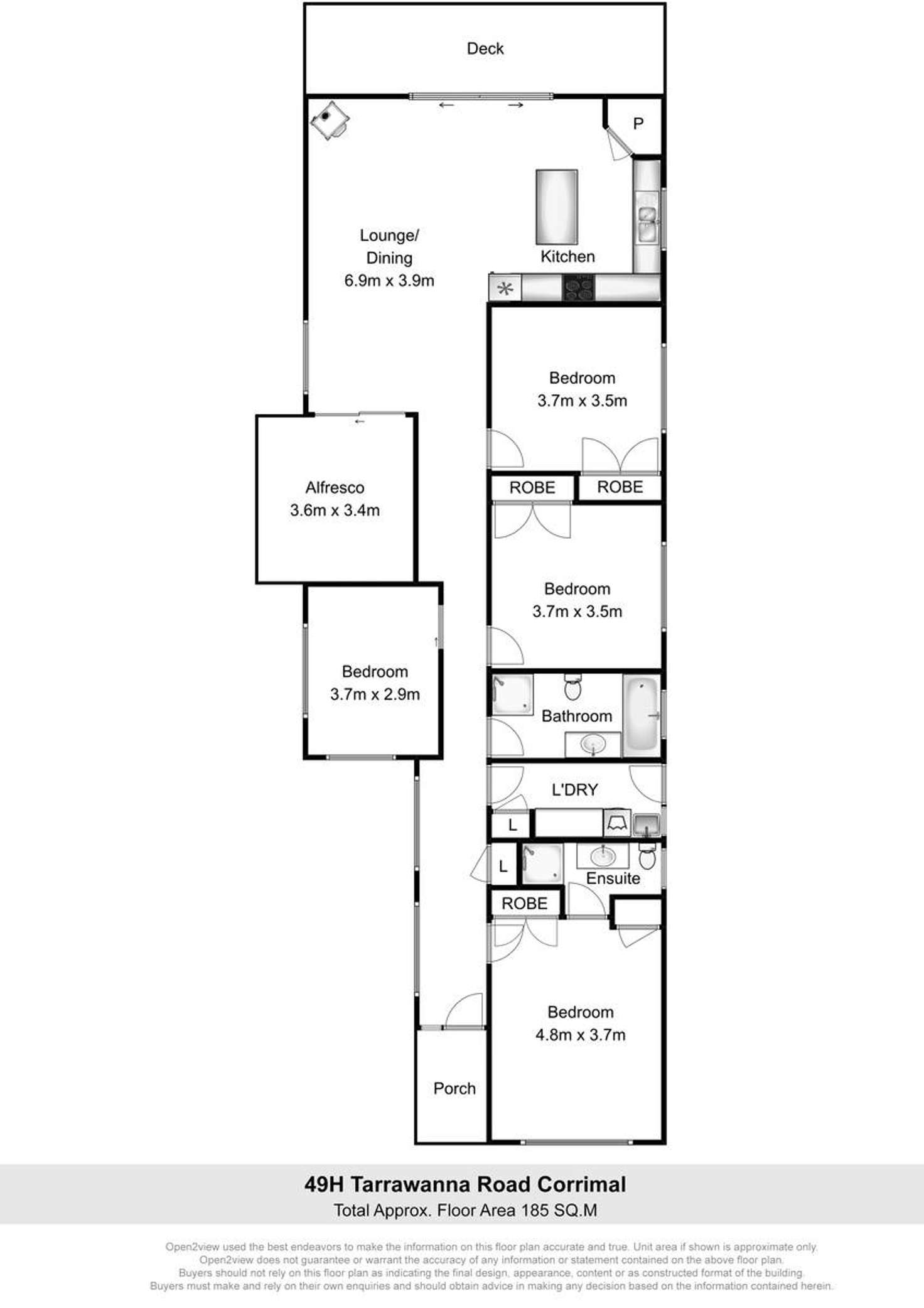 Floorplan of Homely house listing, 49H Tarrawanna Road, Corrimal NSW 2518