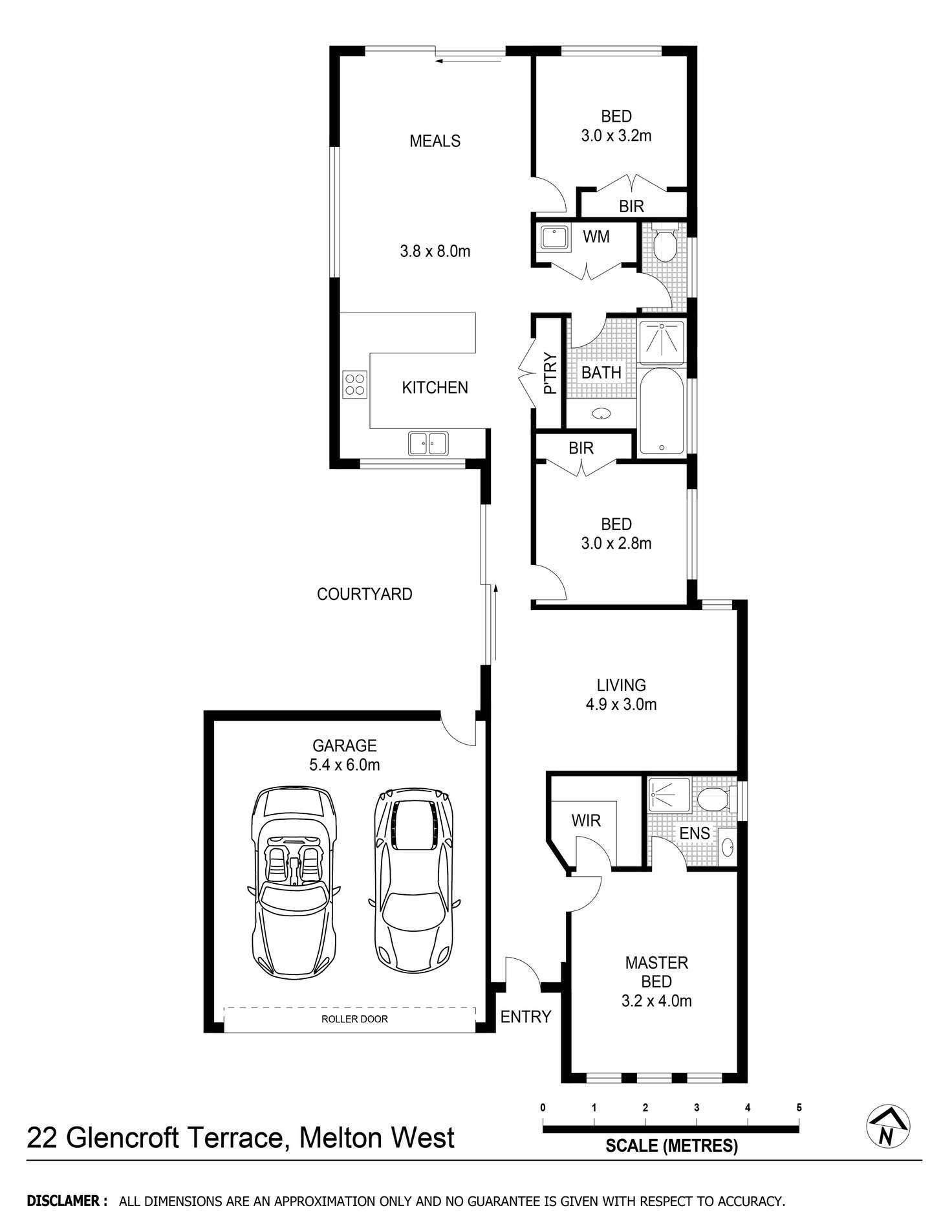 Floorplan of Homely house listing, 22 Glencroft Terrace, Melton West VIC 3337