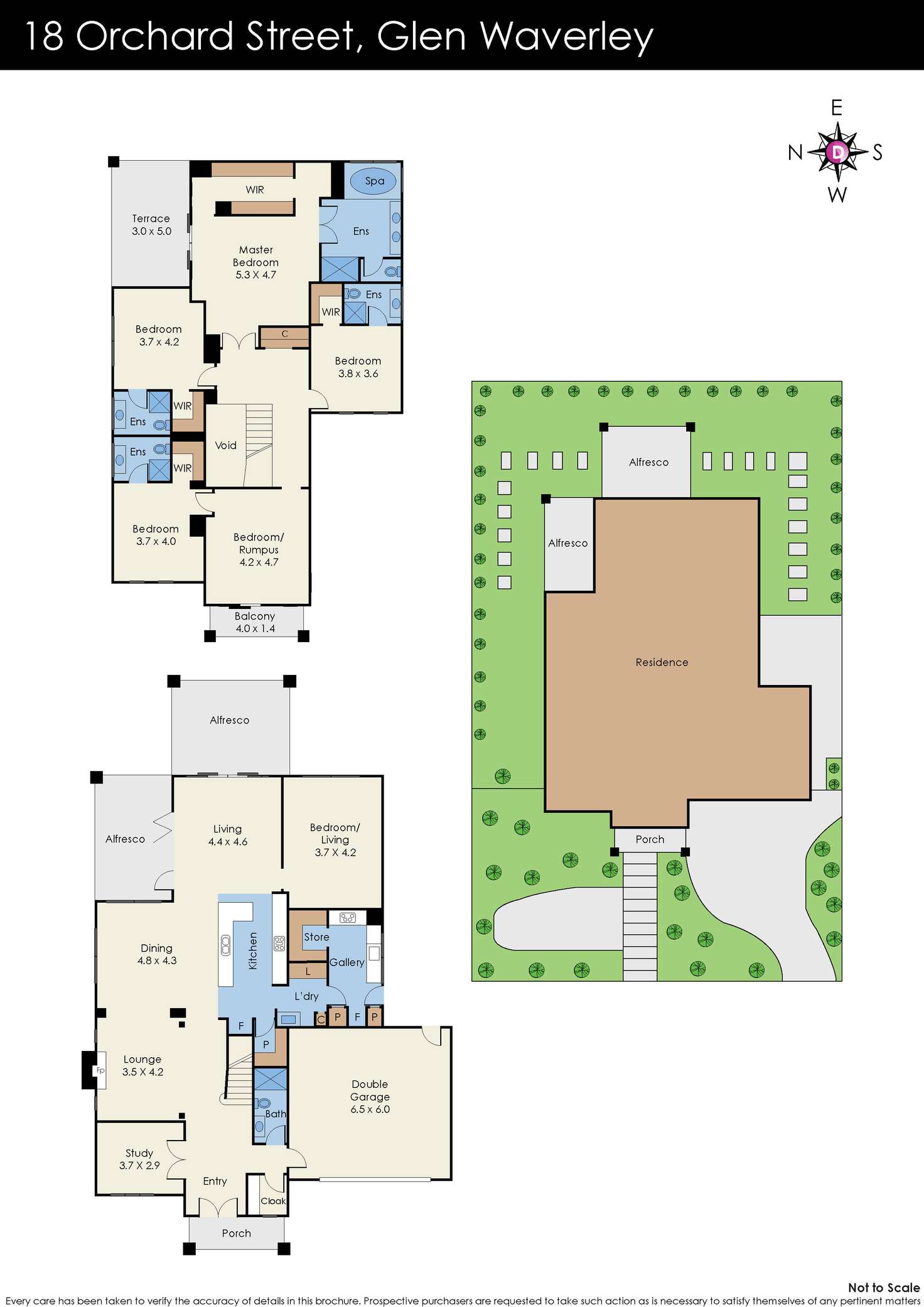 Floorplan of Homely house listing, 18 Orchard Street, Glen Waverley VIC 3150