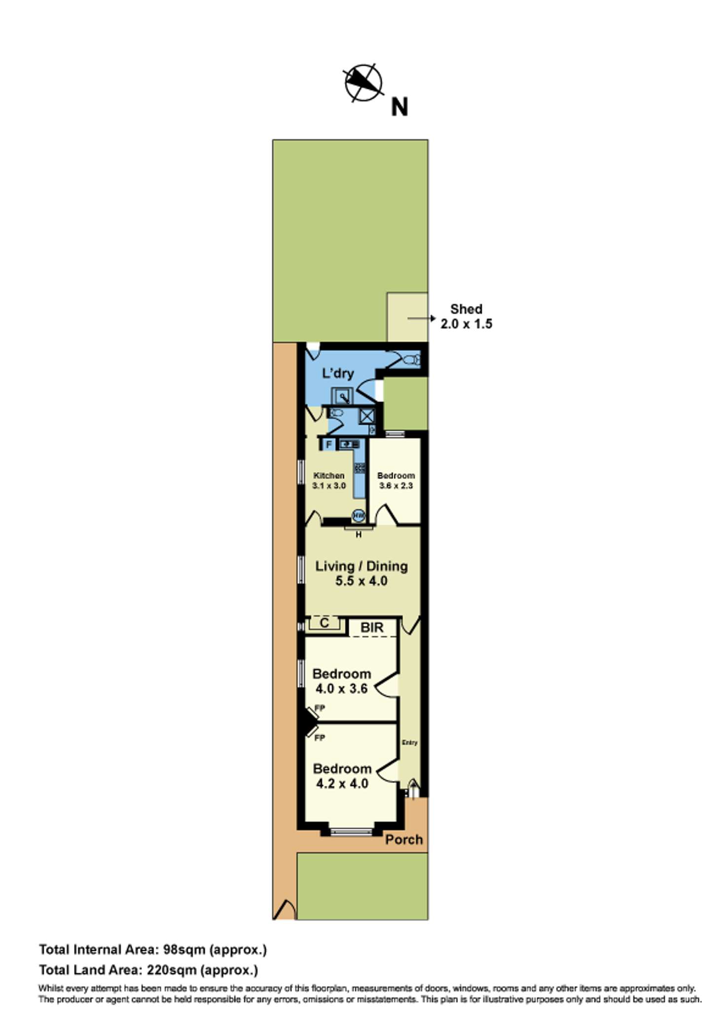 Floorplan of Homely house listing, 29 Droop Street, Footscray VIC 3011