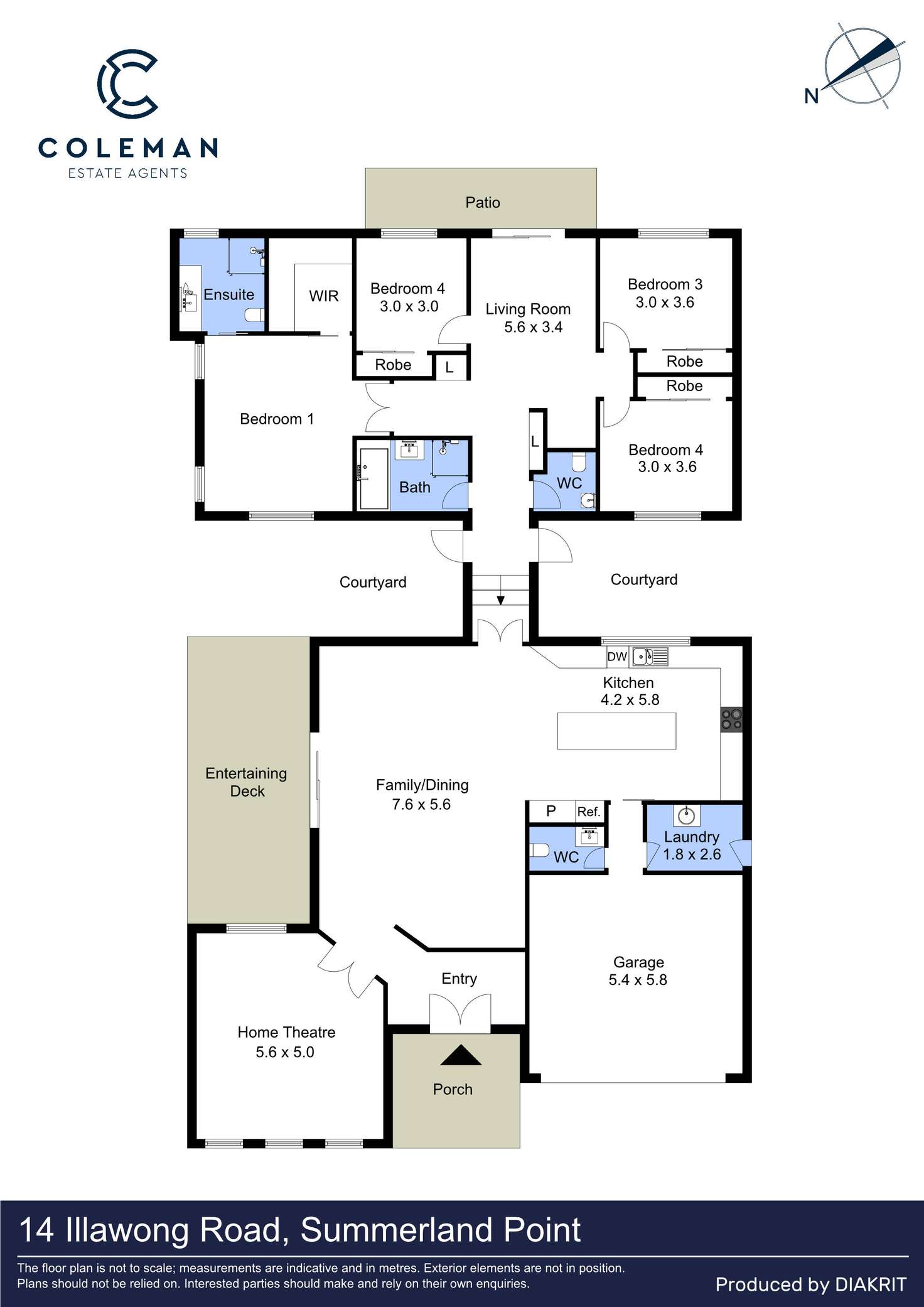 Floorplan of Homely house listing, 14 Illawong Road, Summerland Point NSW 2259