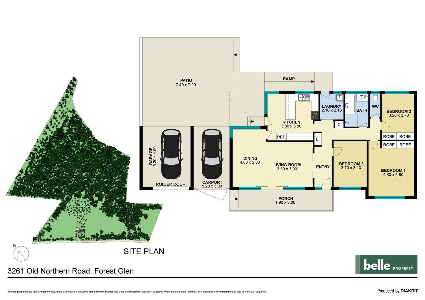 Floorplan of Homely acreageSemiRural listing, 3261 Old Northern Road, Glenorie NSW 2157