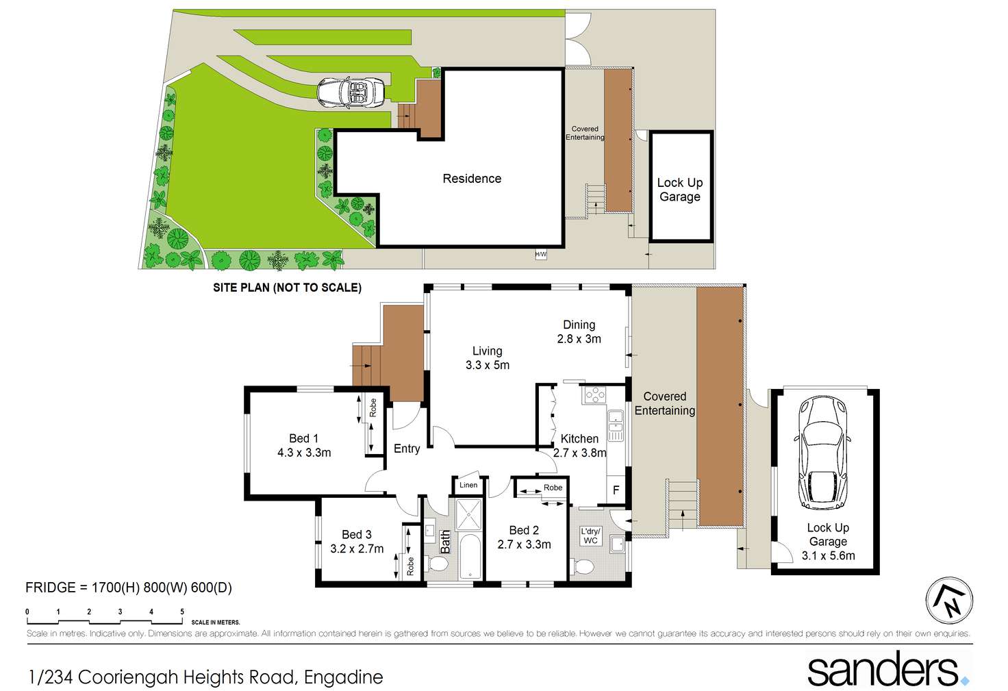 Floorplan of Homely house listing, 1/234 Cooriengah Heights Road, Engadine NSW 2233