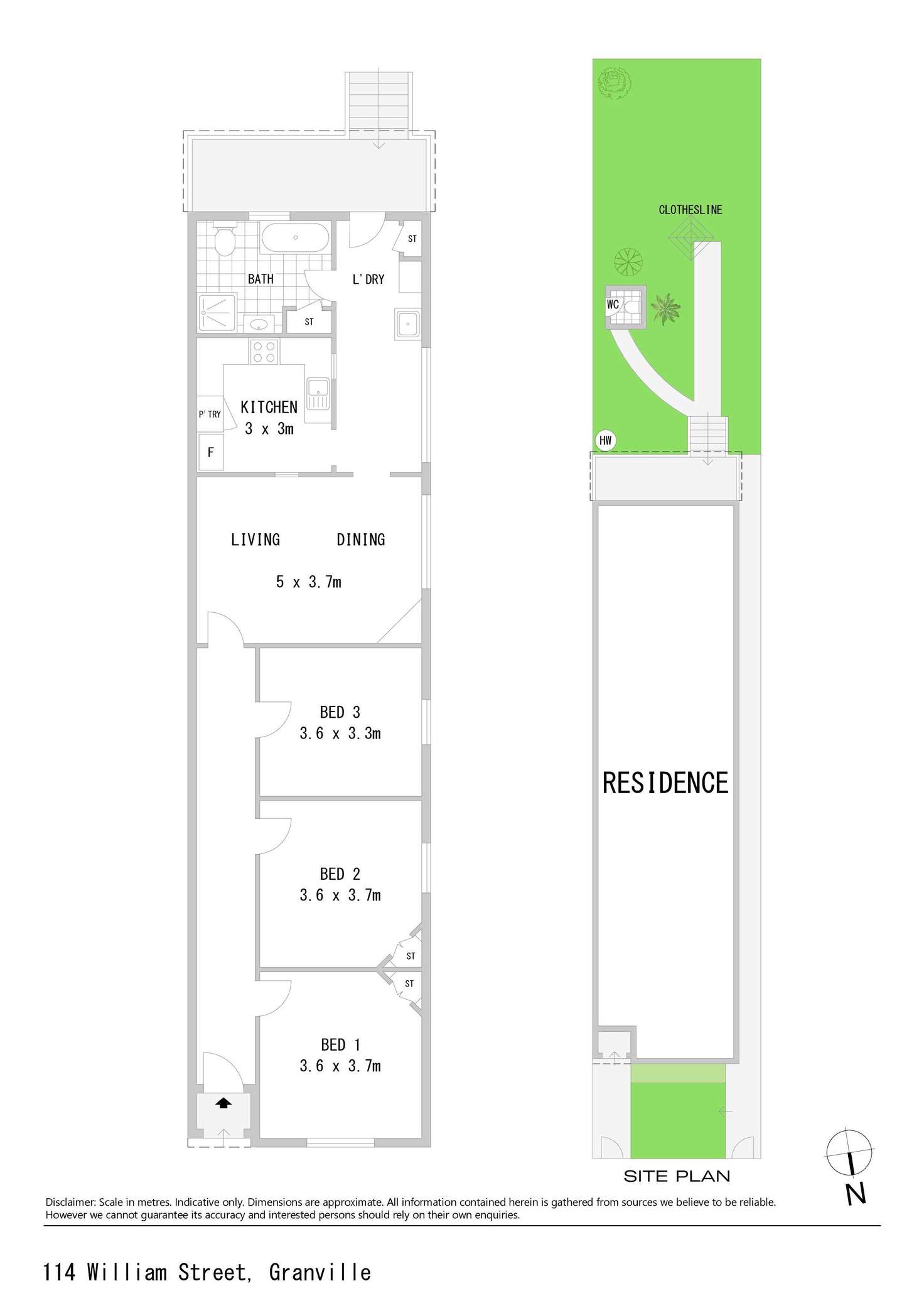 Floorplan of Homely house listing, 114 William Street, Granville NSW 2142