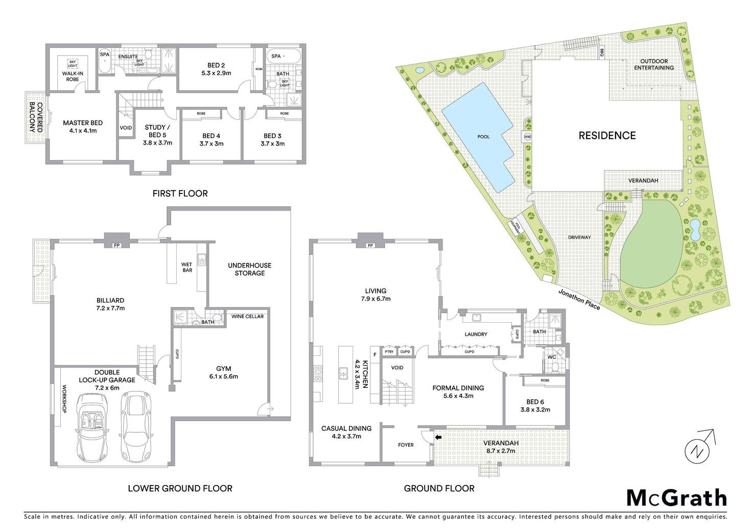 Floorplan of Homely house listing, 9 Jonathon Place, Frenchs Forest NSW 2086