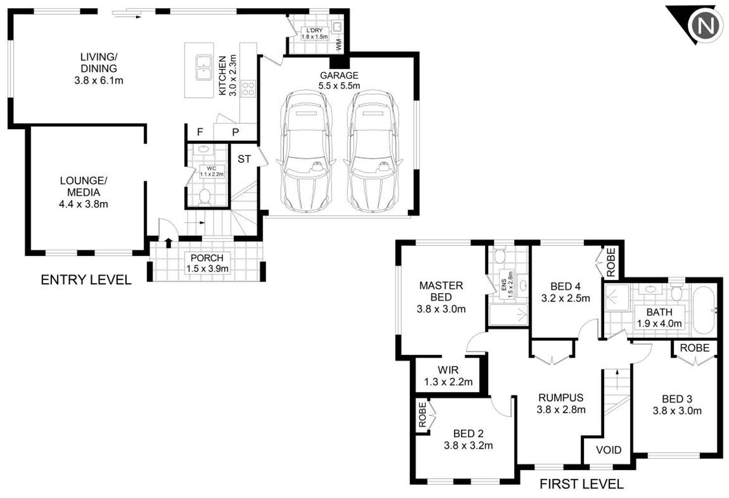 Floorplan of Homely house listing, 3 Maracana Street, Kellyville NSW 2155