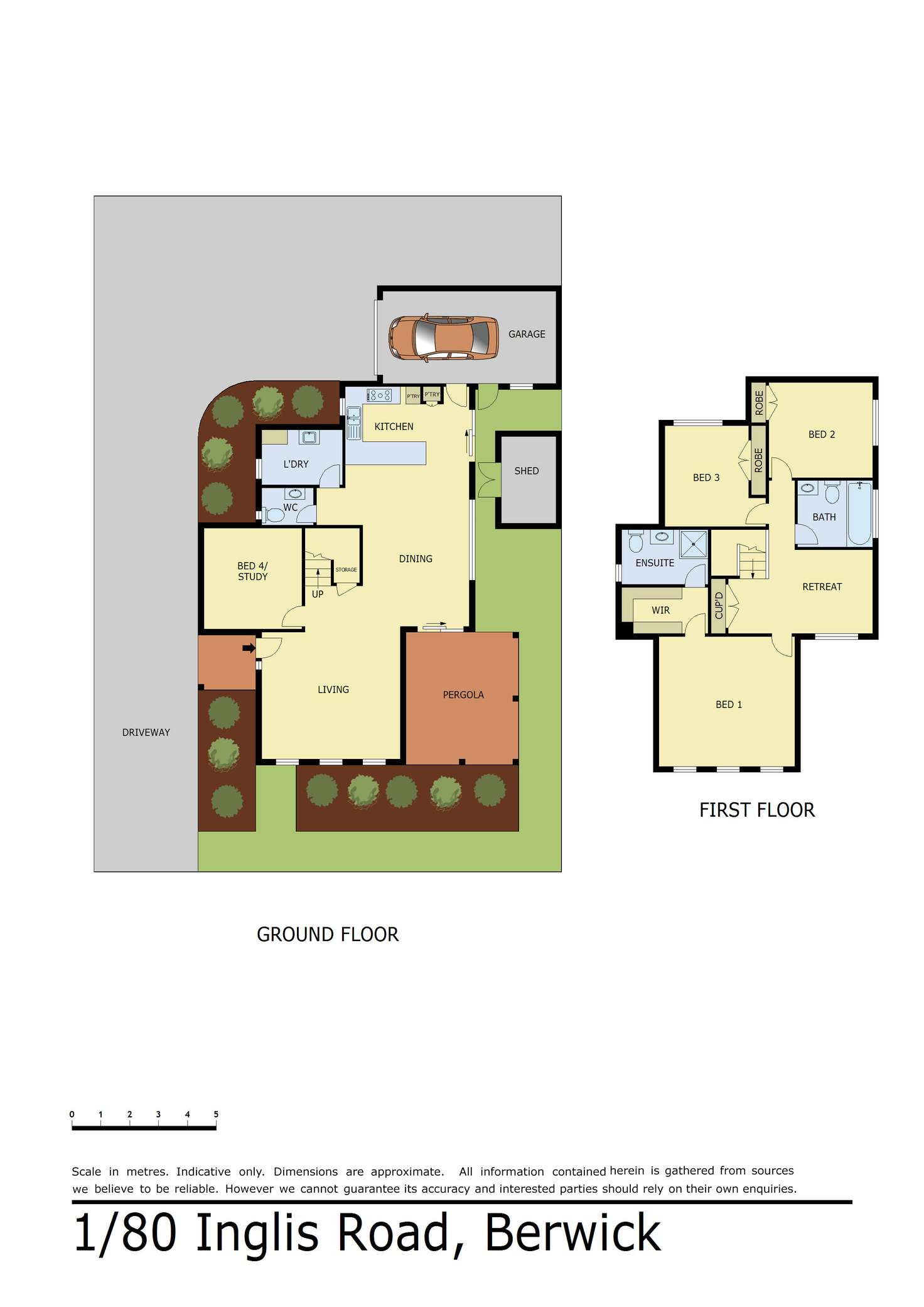 Floorplan of Homely house listing, 1/80 Inglis Road, Berwick VIC 3806