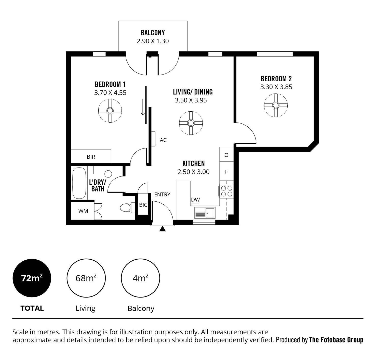 Floorplan of Homely apartment listing, 7/232 Hutt Street, Adelaide SA 5000