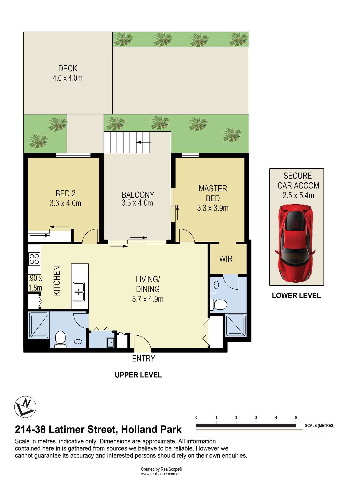 Floorplan of Homely unit listing, 214/38 Latimer Street, Holland Park QLD 4121