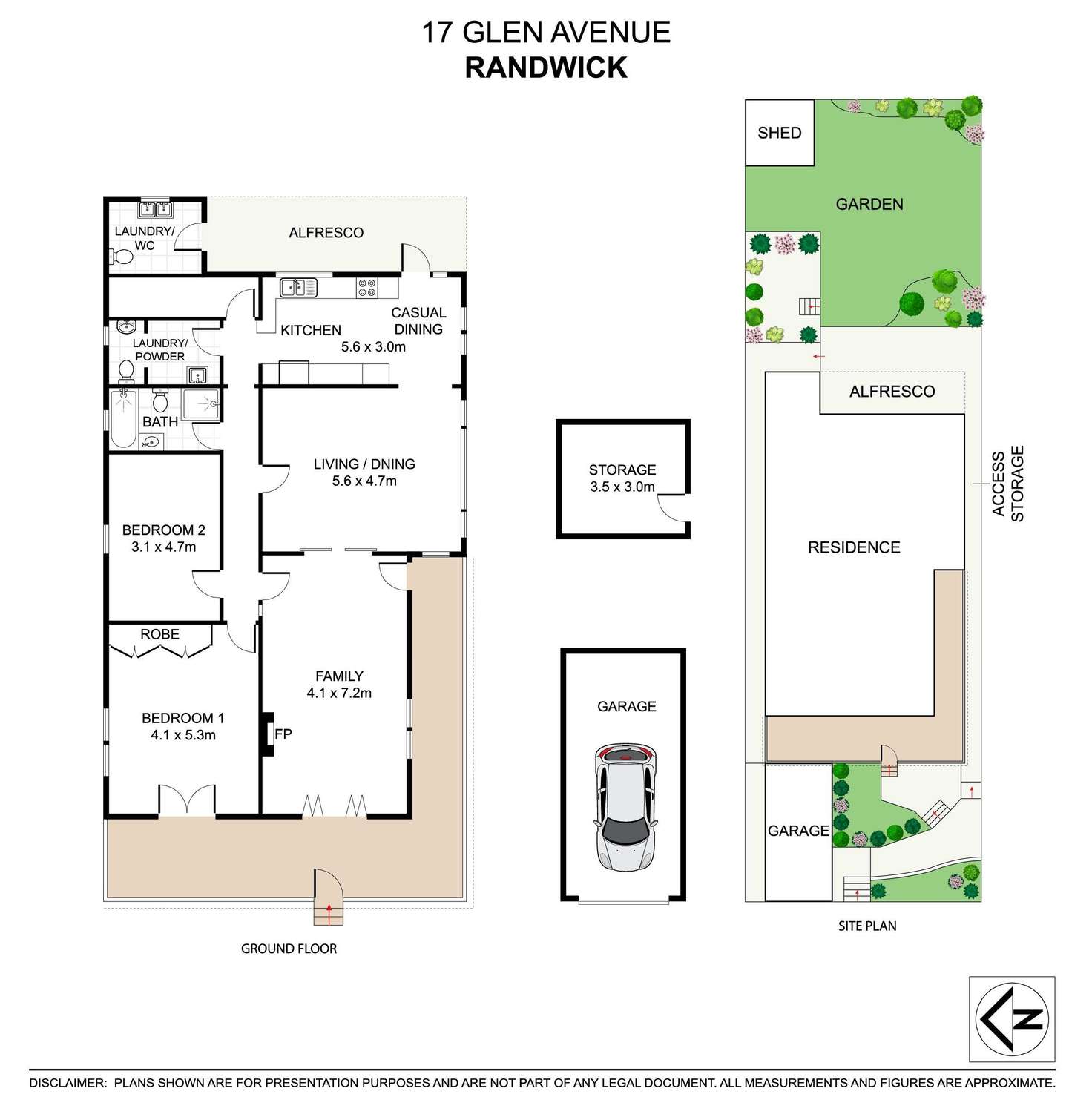 Floorplan of Homely house listing, 17 Glen Avenue, Randwick NSW 2031