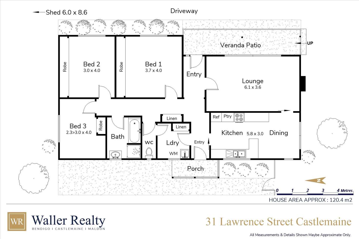 Floorplan of Homely house listing, 31 Lawrence Street, Castlemaine VIC 3450