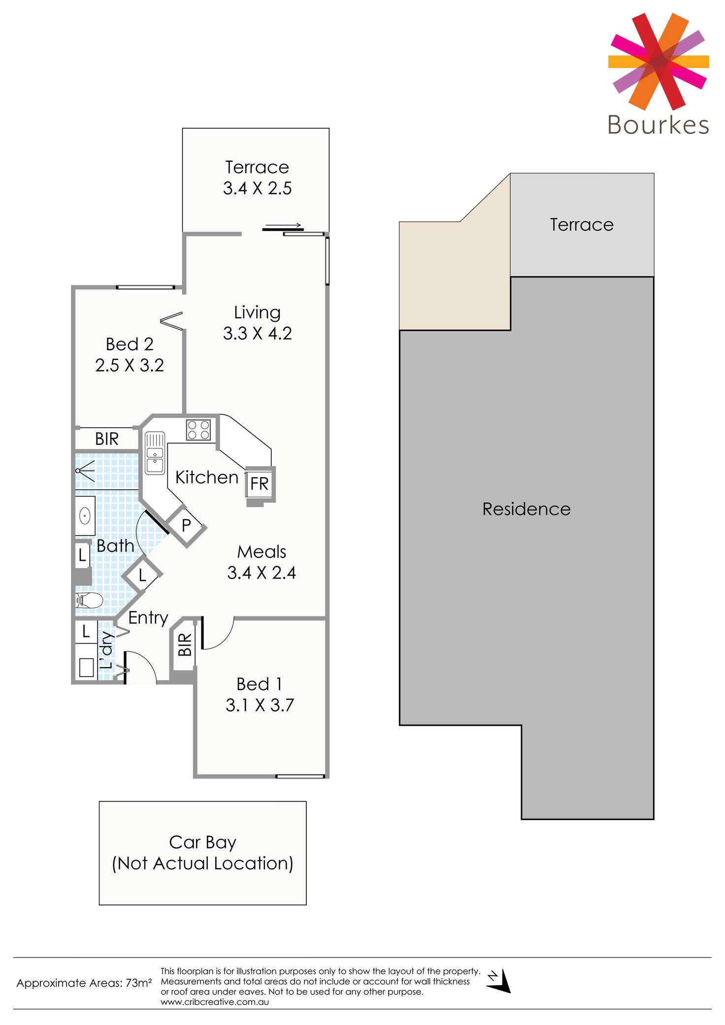 Floorplan of Homely unit listing, 1/1 Weston Avenue, South Perth WA 6151