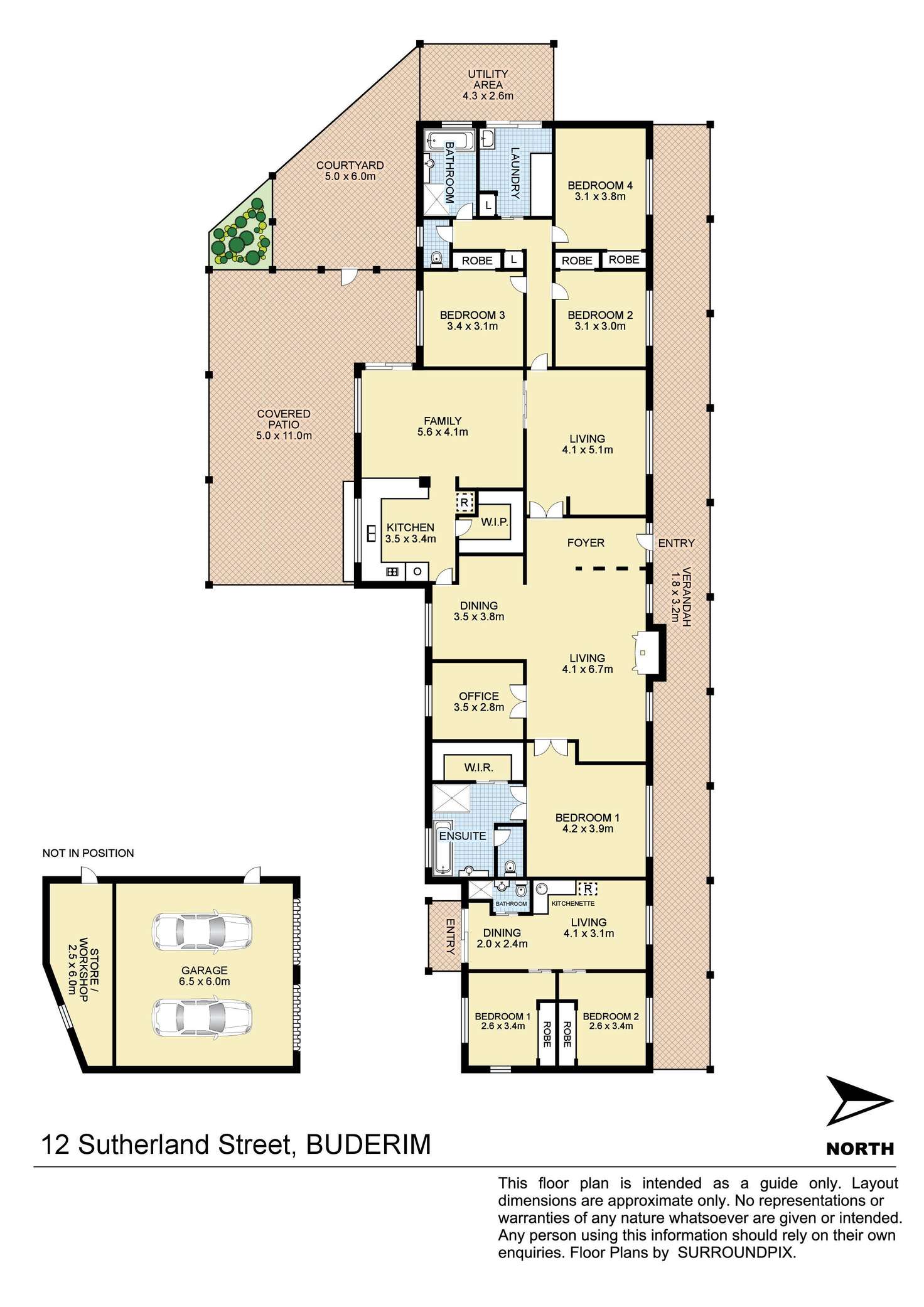 Floorplan of Homely house listing, 12 Sutherland Street, Buderim QLD 4556