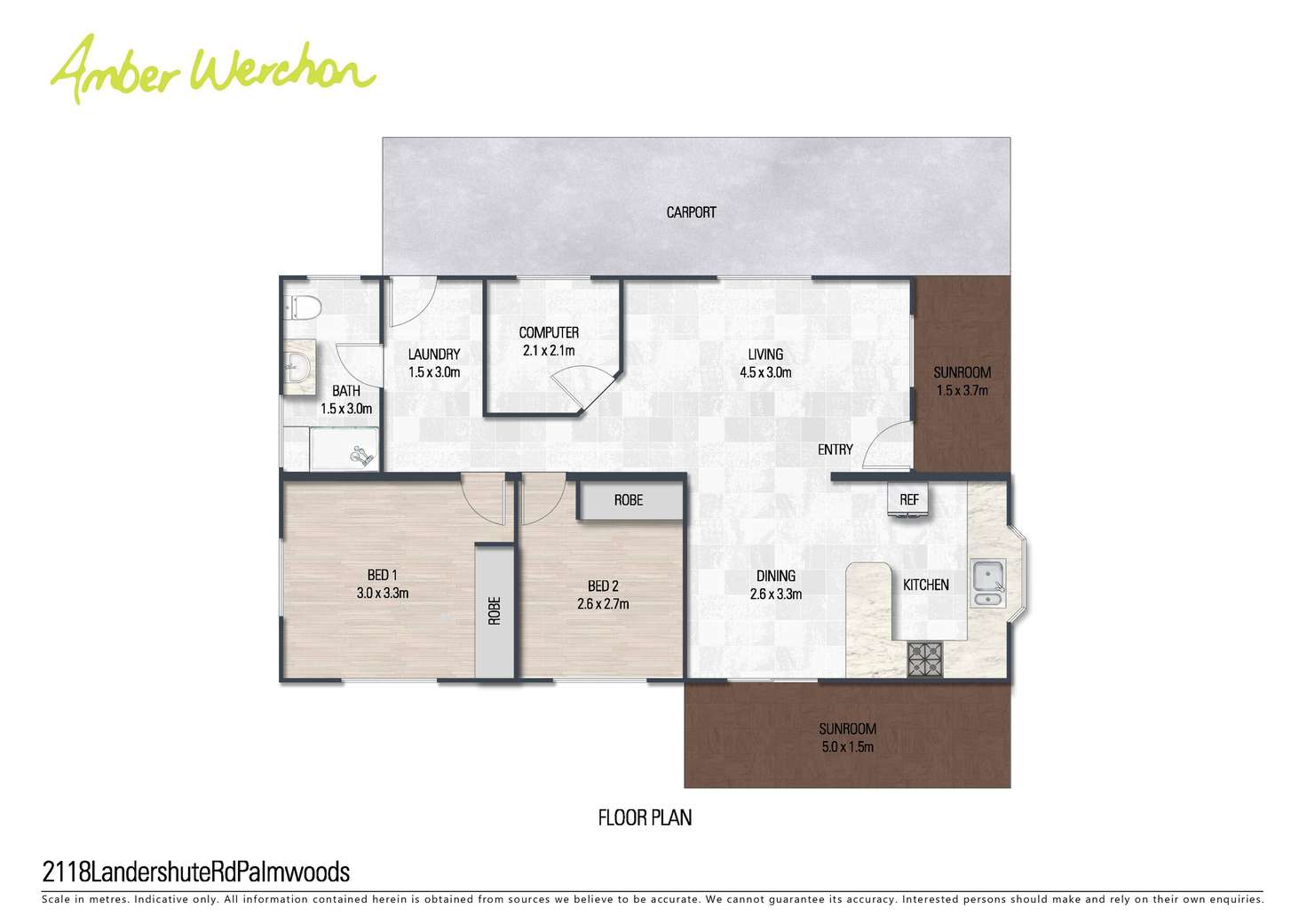 Floorplan of Homely villa listing, 21/18 Landershute Road, Palmwoods QLD 4555