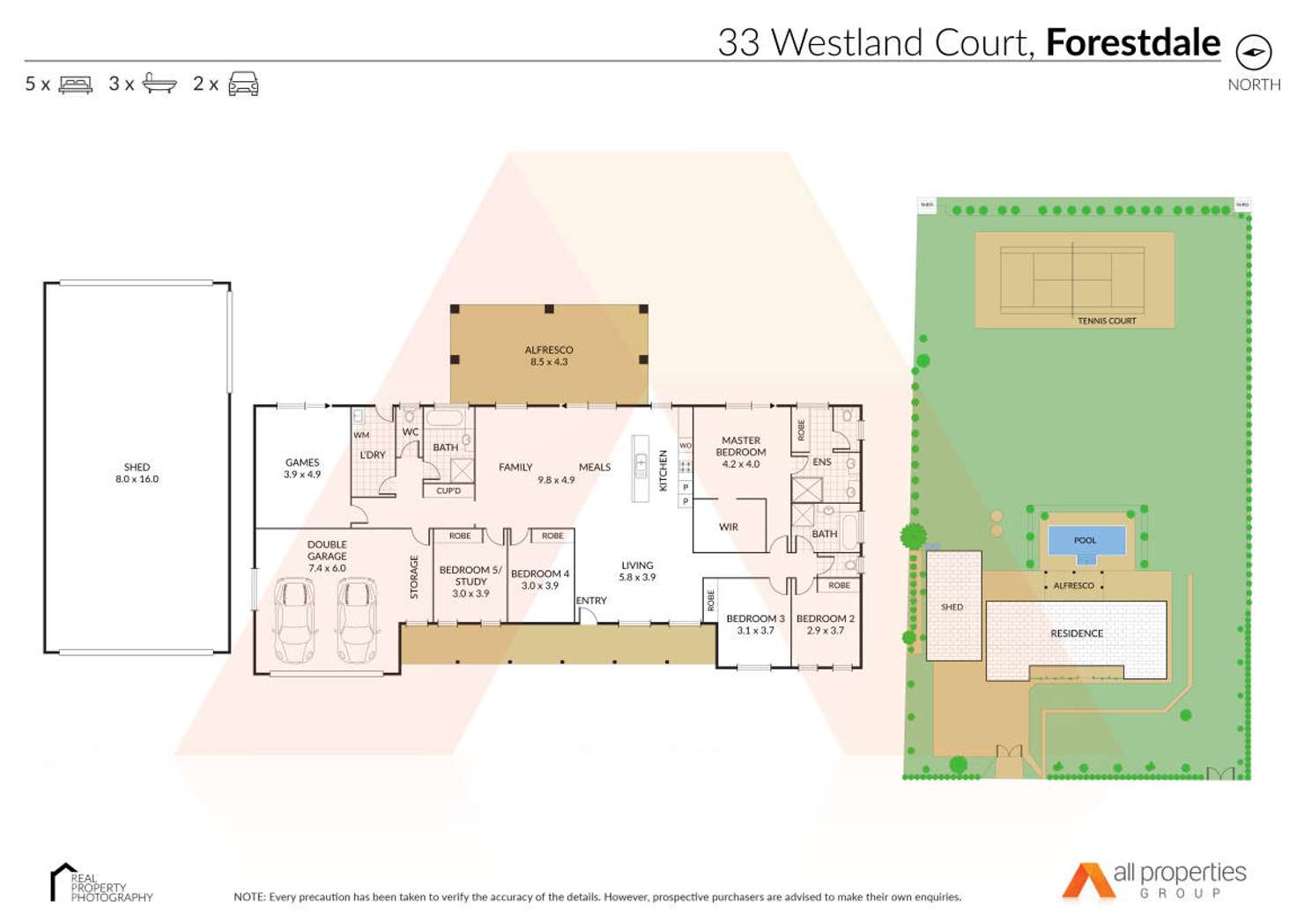 Floorplan of Homely house listing, 33-37 Westland Court, Forestdale QLD 4118