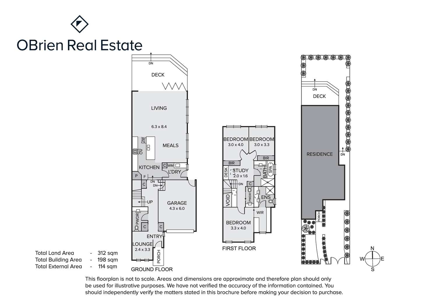 Floorplan of Homely townhouse listing, 9a Churchill Avenue, Cheltenham VIC 3192