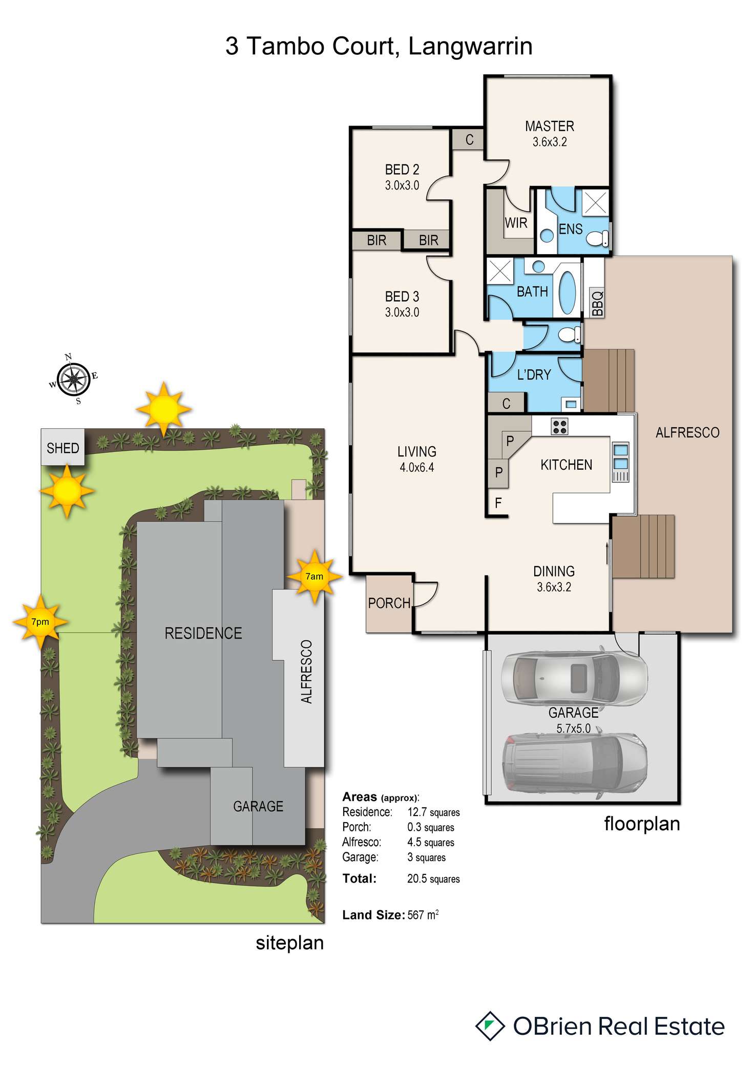Floorplan of Homely house listing, 3 Tambo Court, Langwarrin VIC 3910