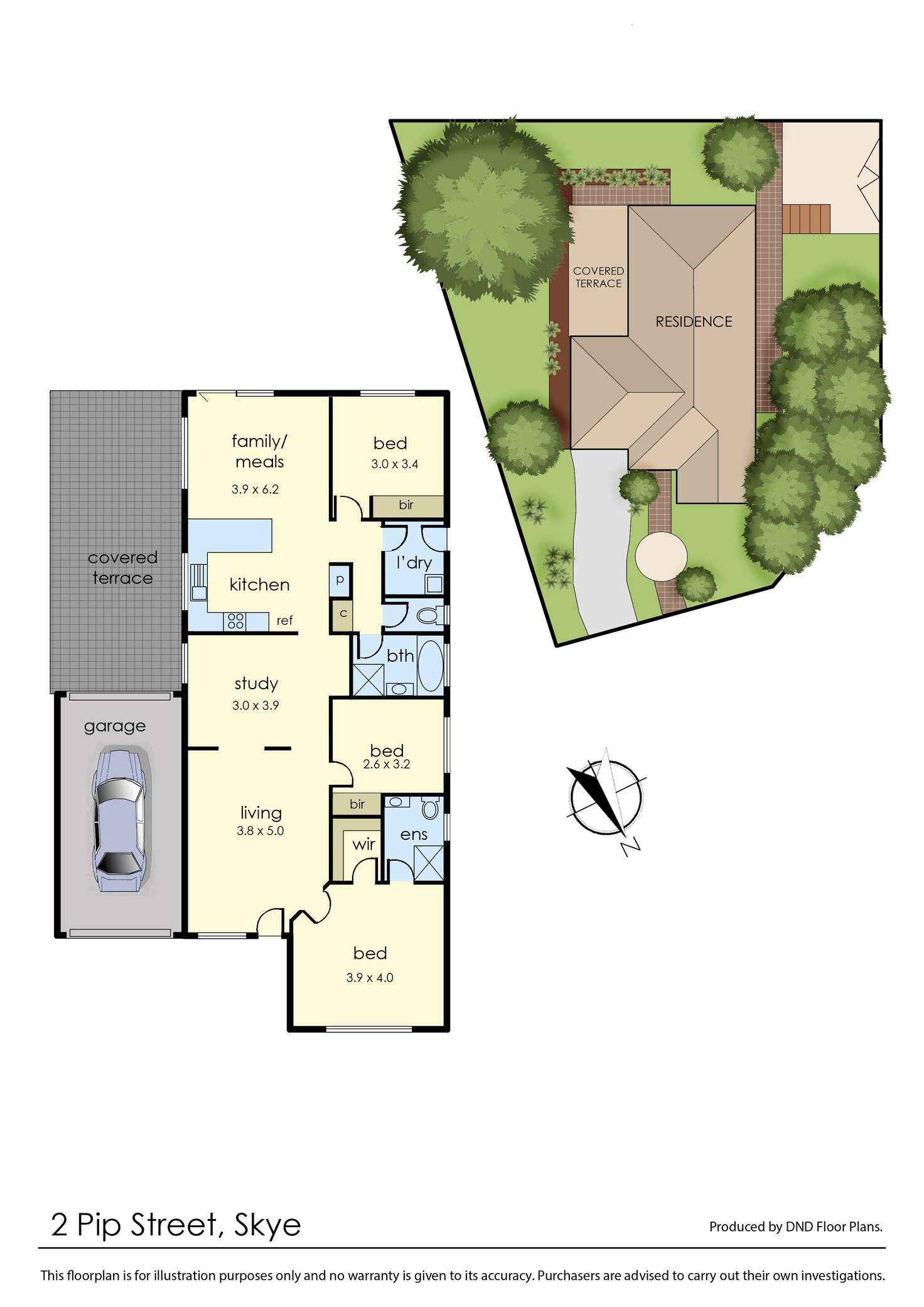 Floorplan of Homely house listing, 2 Pip Street, Skye VIC 3977