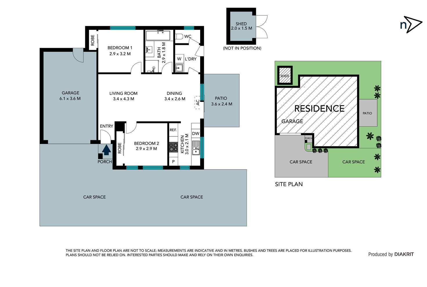 Floorplan of Homely unit listing, 2/25 Edith Street, Epping VIC 3076