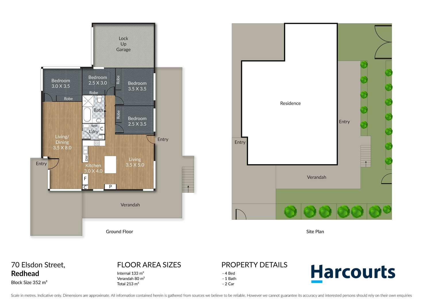 Floorplan of Homely house listing, 70 Elsdon Street, Redhead NSW 2290