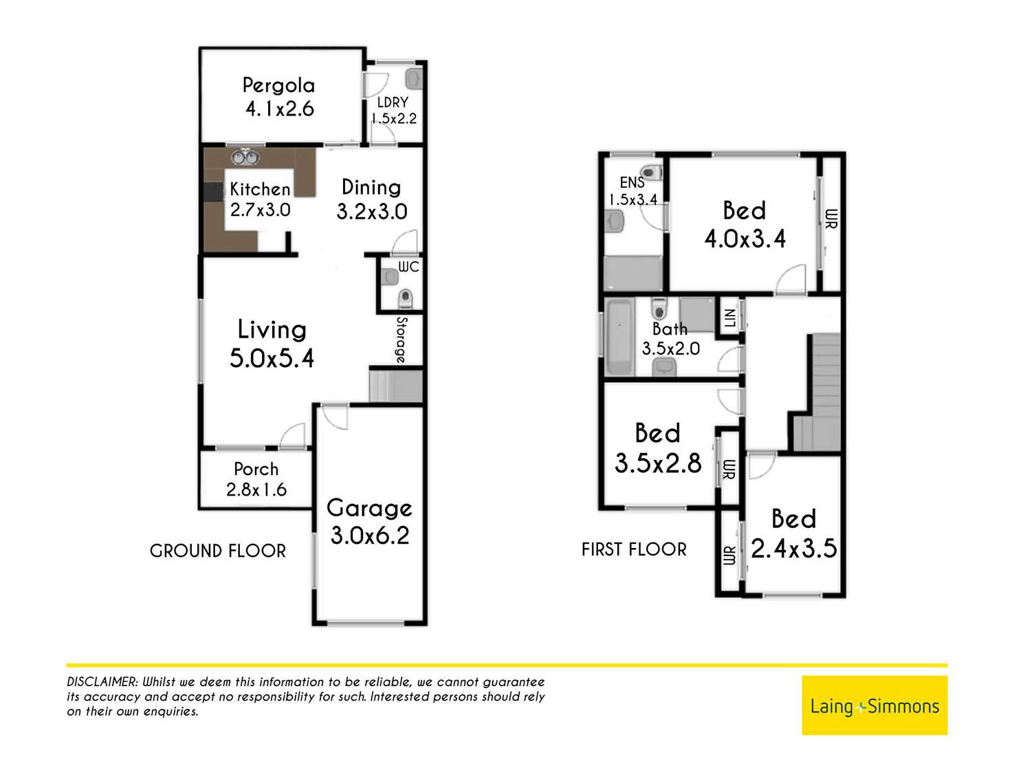 Floorplan of Homely semiDetached listing, 19A Pottery Circuit, Woodcroft NSW 2767