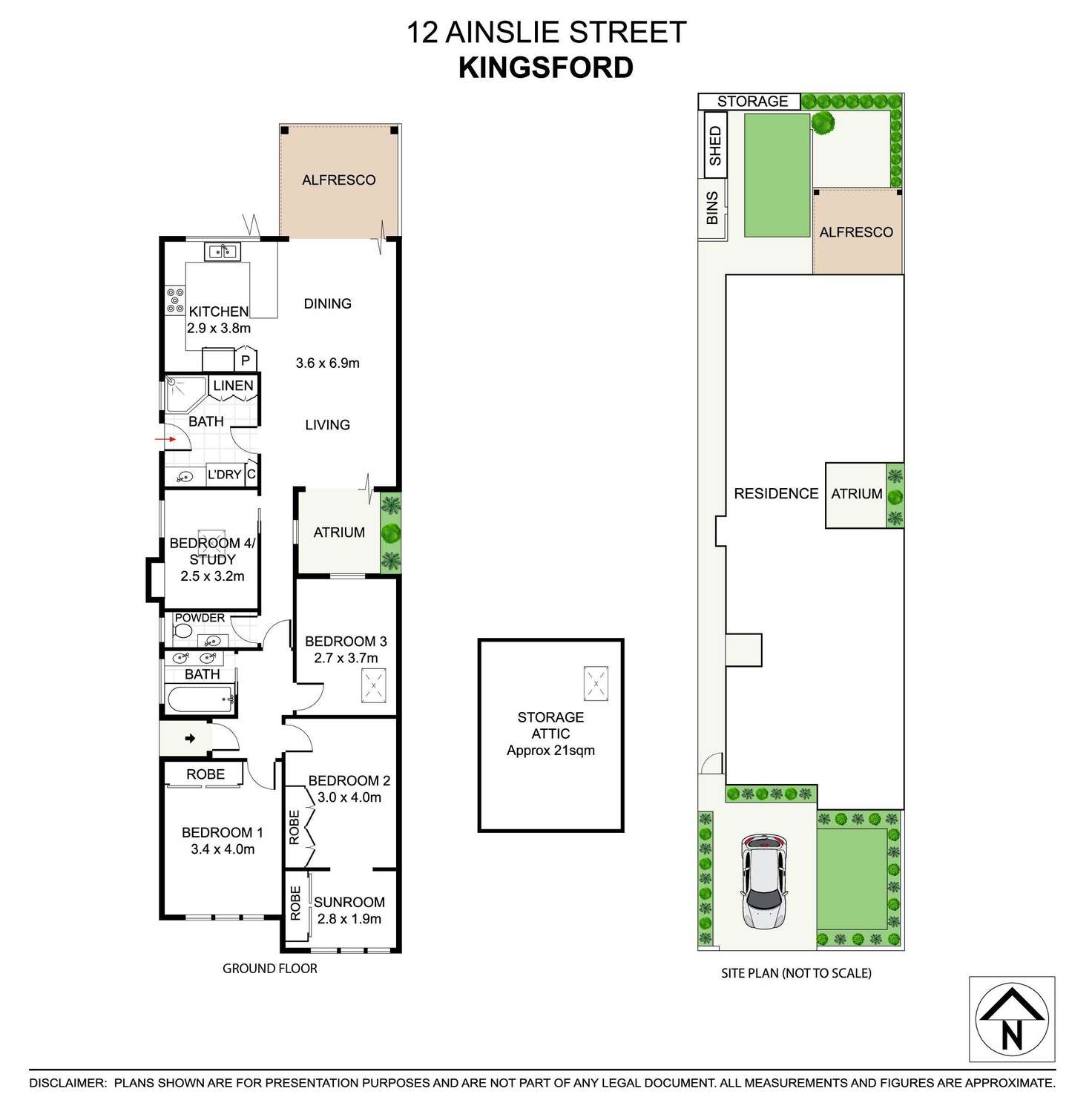Floorplan of Homely house listing, 12 Ainslie Street, Kingsford NSW 2032