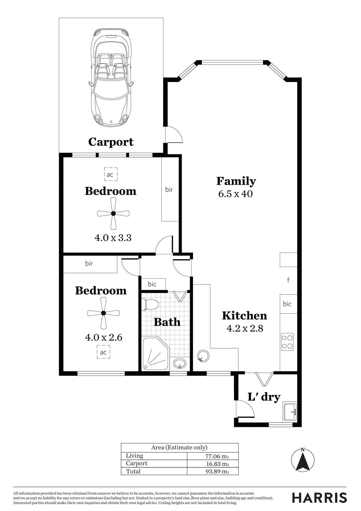 Floorplan of Homely unit listing, 4/42 Pier Street, Glenelg South SA 5045