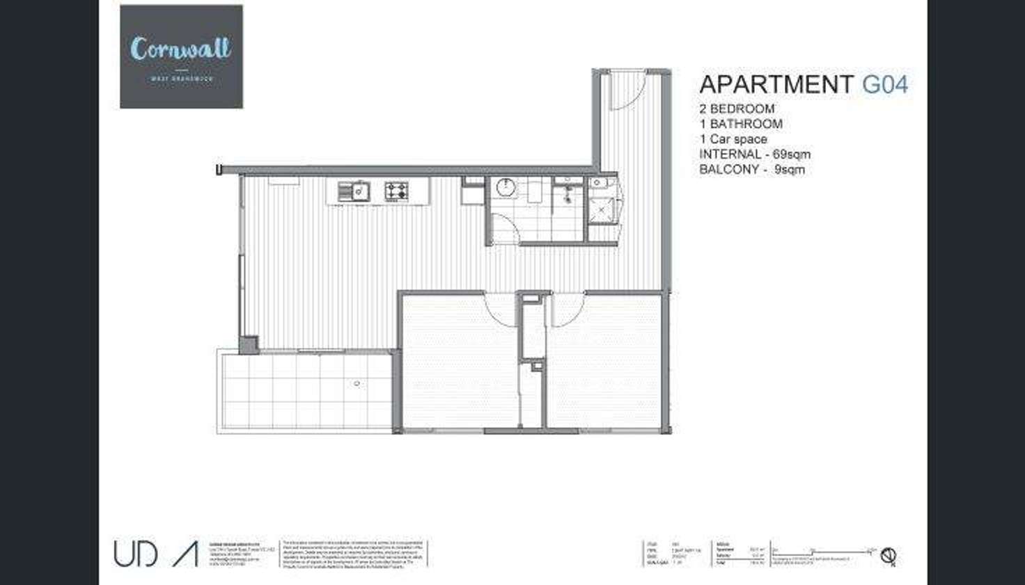 Floorplan of Homely apartment listing, G04/358-360 Moreland Road, Brunswick West VIC 3055