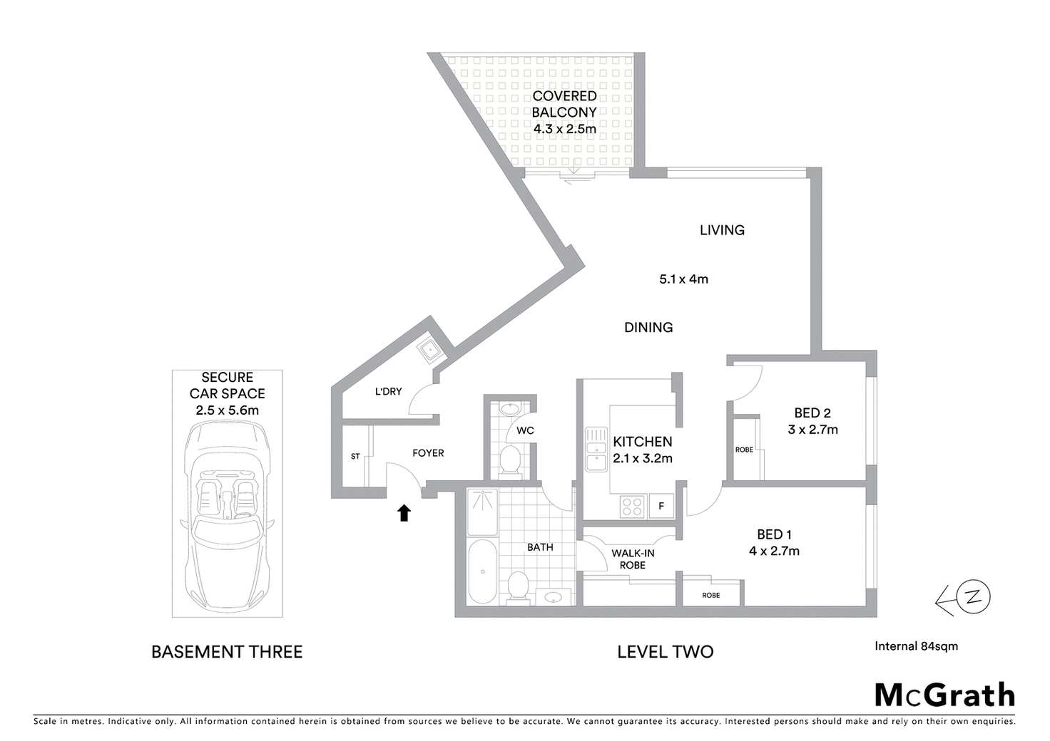 Floorplan of Homely apartment listing, 10/1 Thomas Street, Hornsby NSW 2077