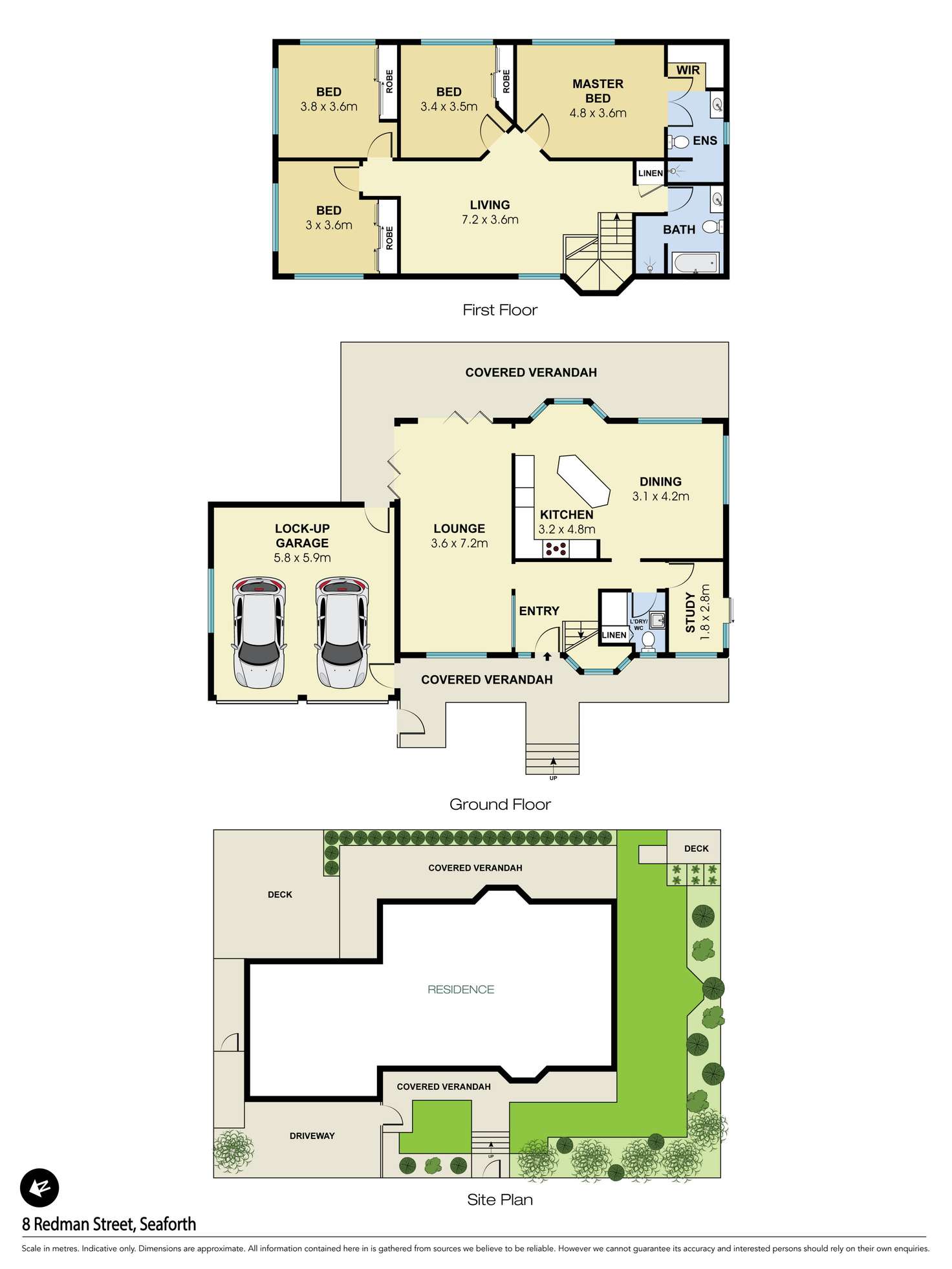 Floorplan of Homely house listing, 8 Redman Street, Seaforth NSW 2092