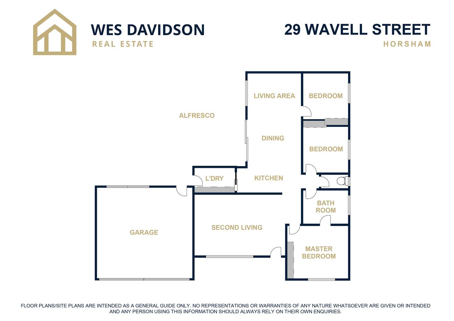 Floorplan of Homely townhouse listing, 29 Wavell Street, Horsham VIC 3400