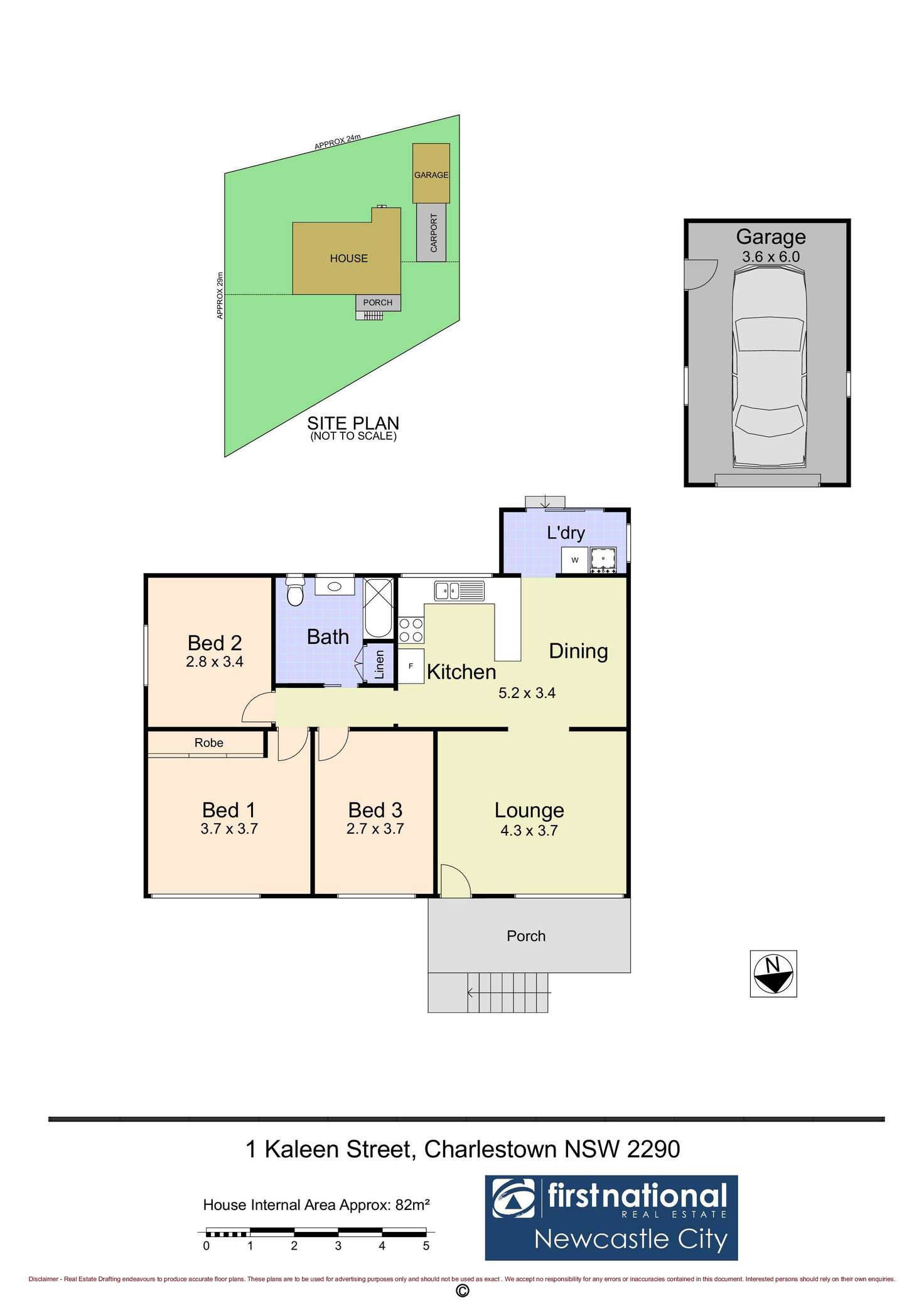 Floorplan of Homely house listing, 1 Kaleen Street, Charlestown NSW 2290