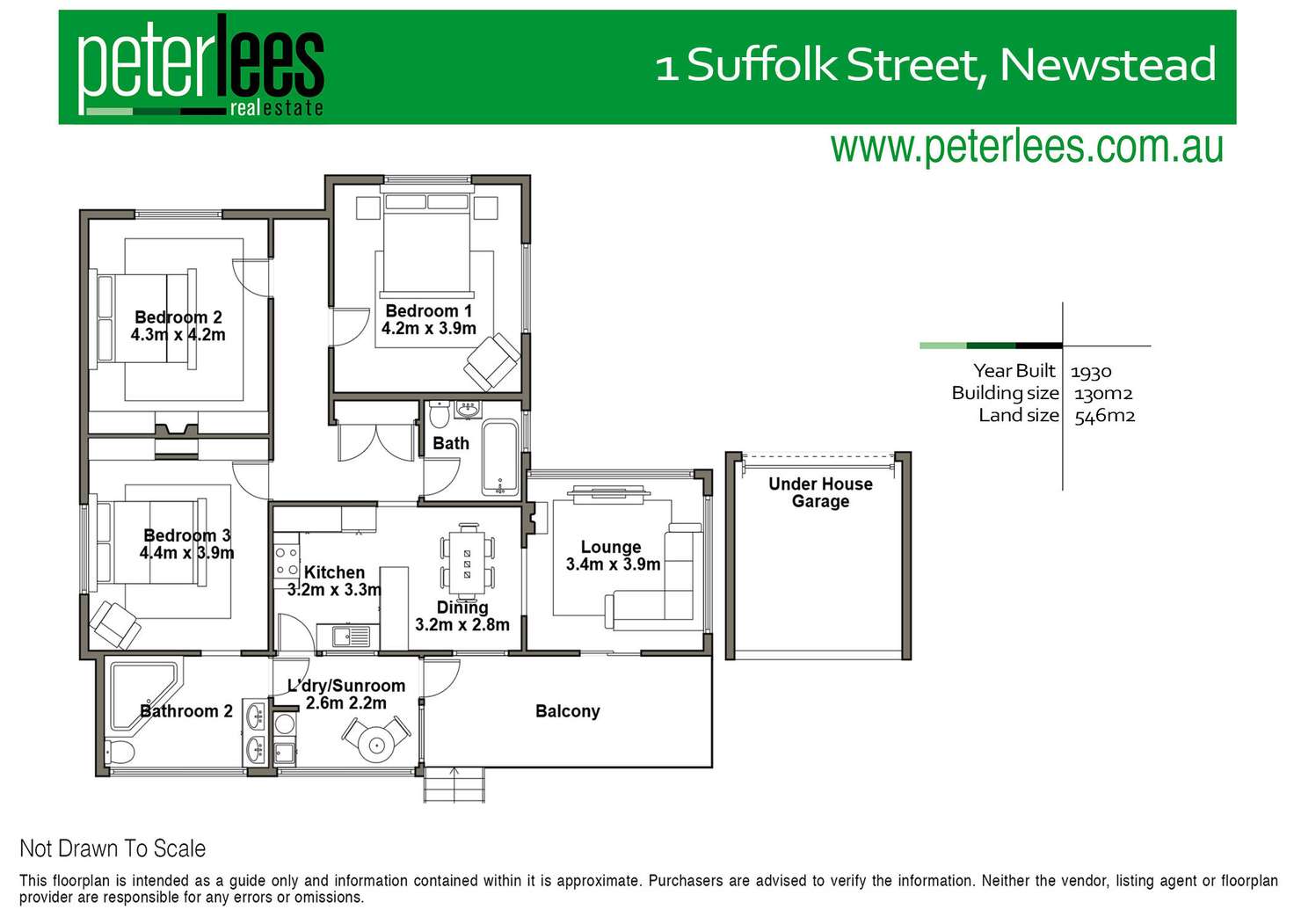 Floorplan of Homely house listing, 1 Suffolk Street, Newstead TAS 7250