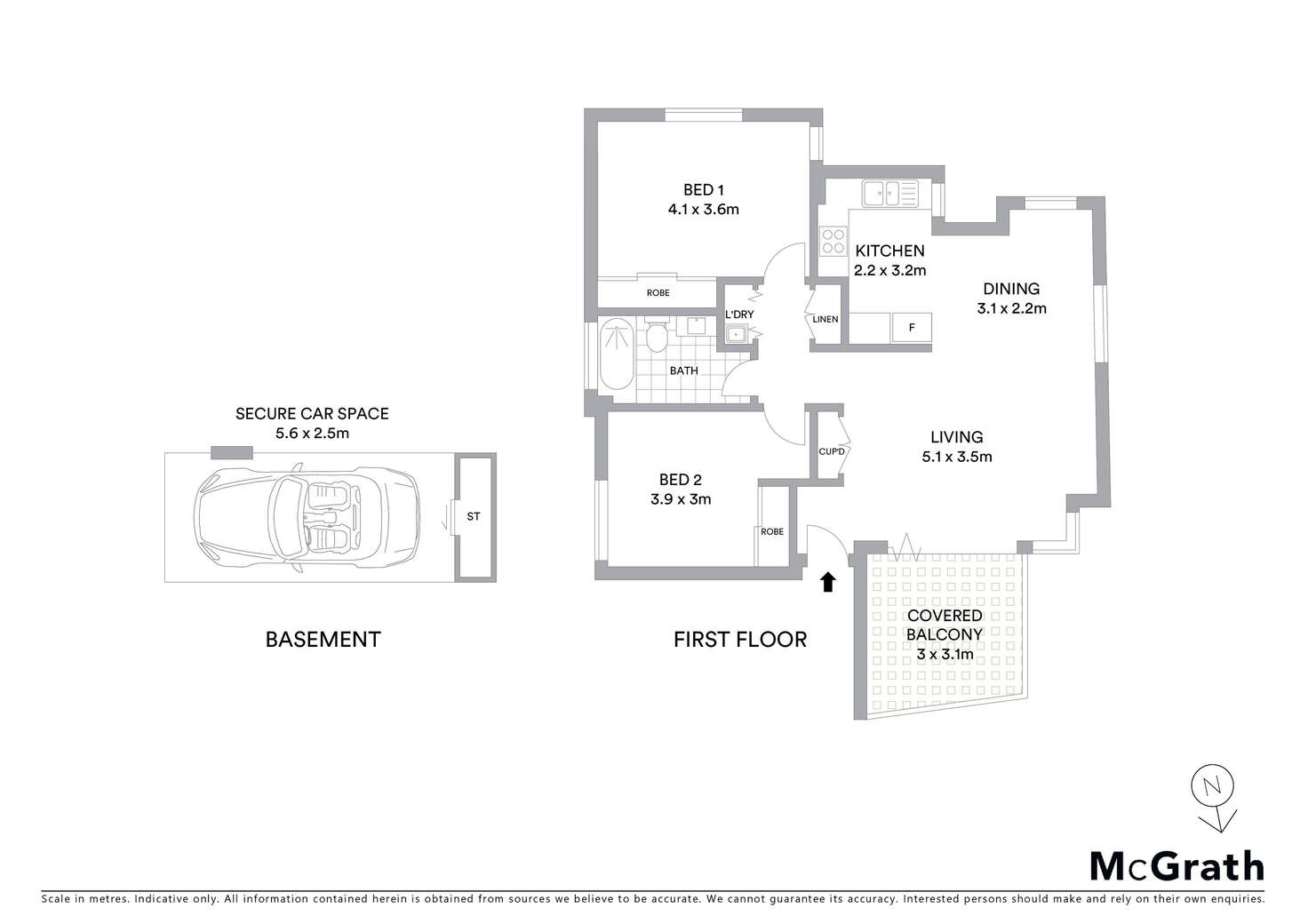 Floorplan of Homely apartment listing, 7/491 Anzac Parade, Kingsford NSW 2032