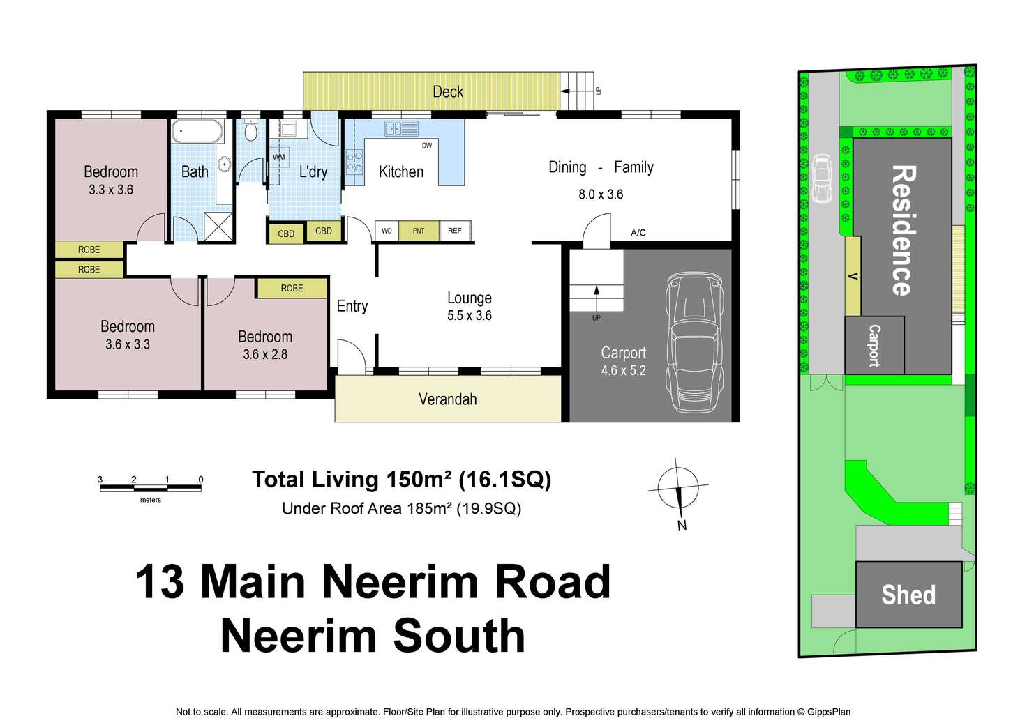 Floorplan of Homely house listing, 13 Main Neerim Road, Neerim South VIC 3831