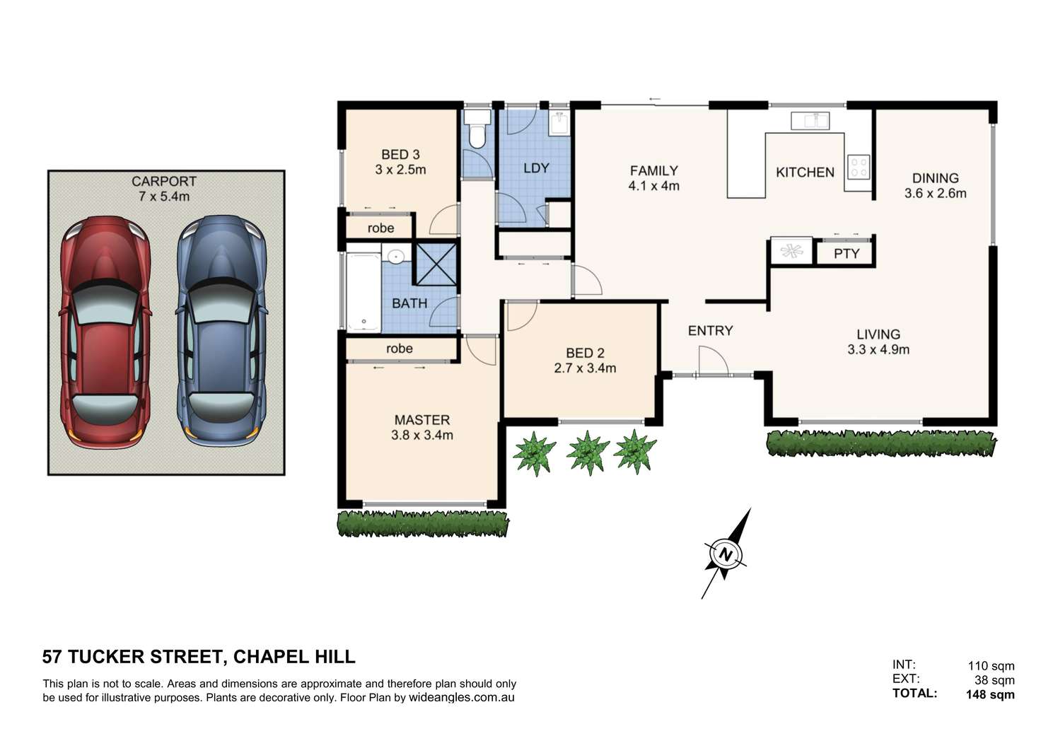 Floorplan of Homely house listing, 57 Tucker Street, Chapel Hill QLD 4069