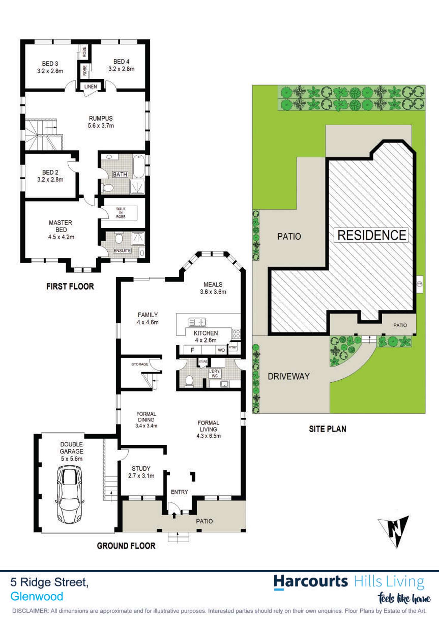 Floorplan of Homely house listing, 5 Ridge Street, Glenwood NSW 2768