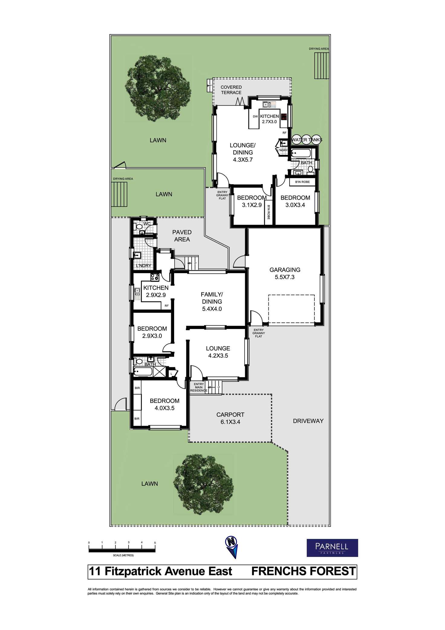 Floorplan of Homely house listing, 11 Fitzpatrick Avenue East, Frenchs Forest NSW 2086