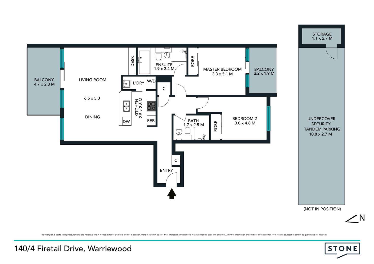 Floorplan of Homely apartment listing, 140/4 Firetail Drive, Warriewood NSW 2102